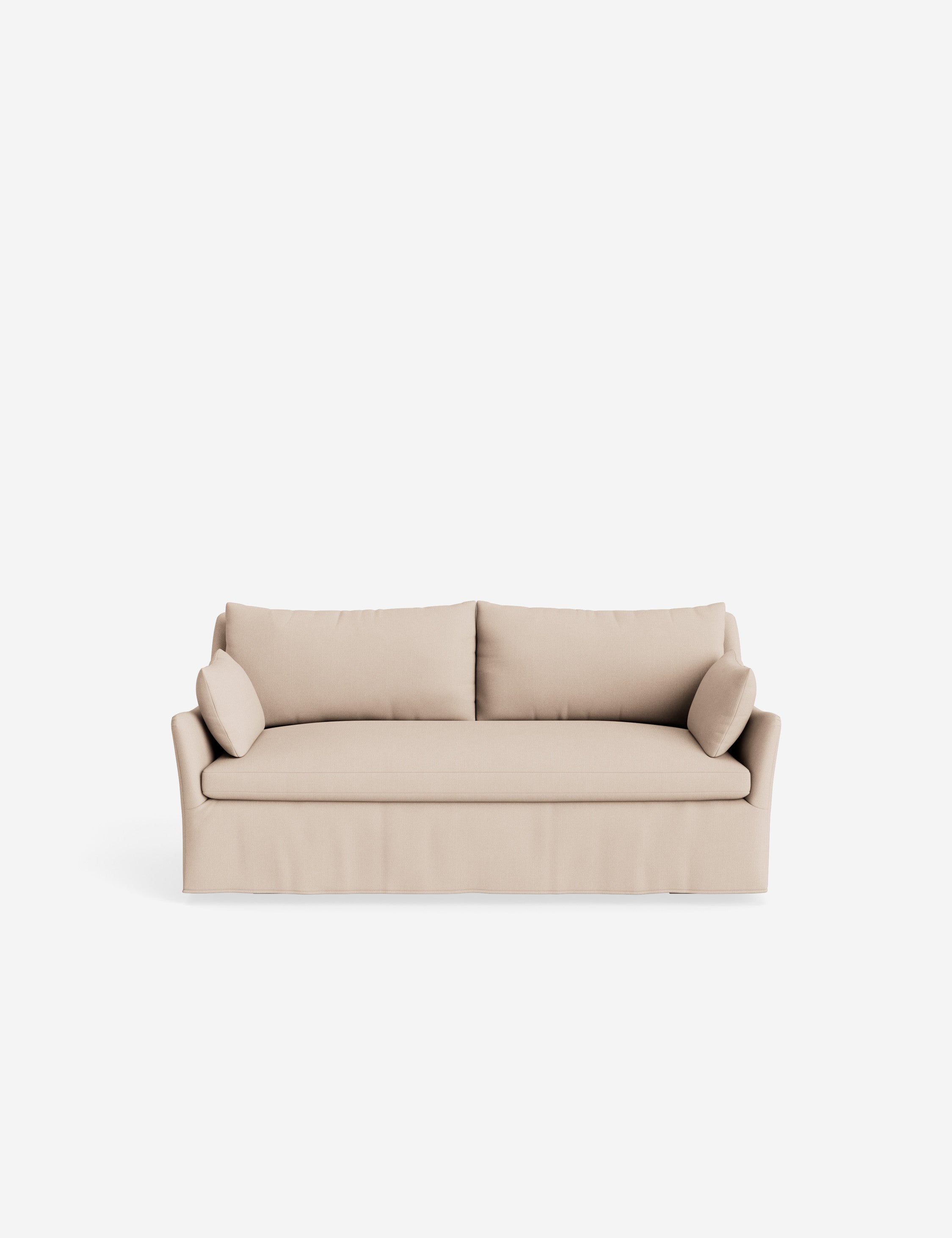 Pavona Slipcover Sofa | Casual Elegant Design, Slope-Arm Style