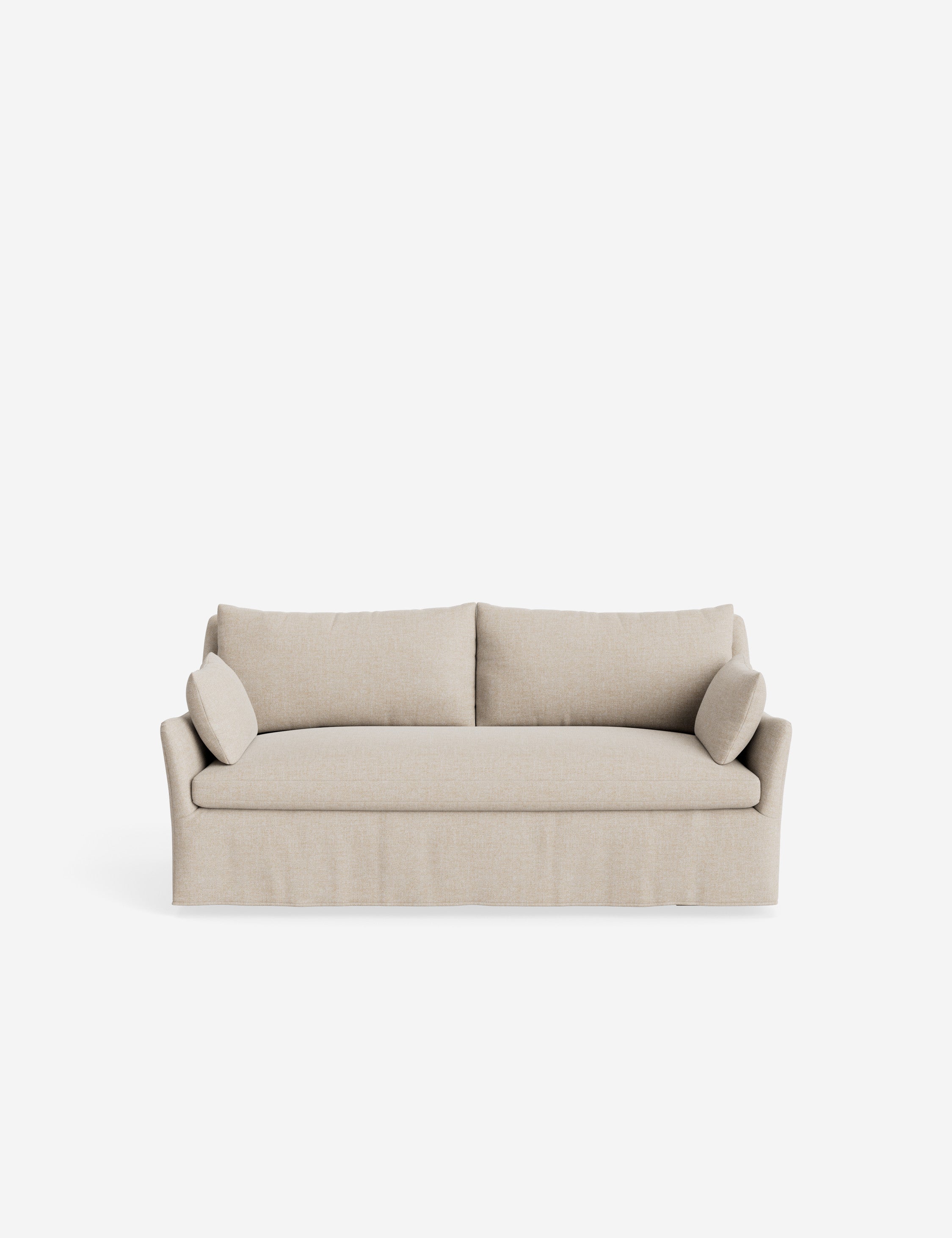 Pavona Slipcover Sofa | Casual Elegant Design, Slope-Arm Style