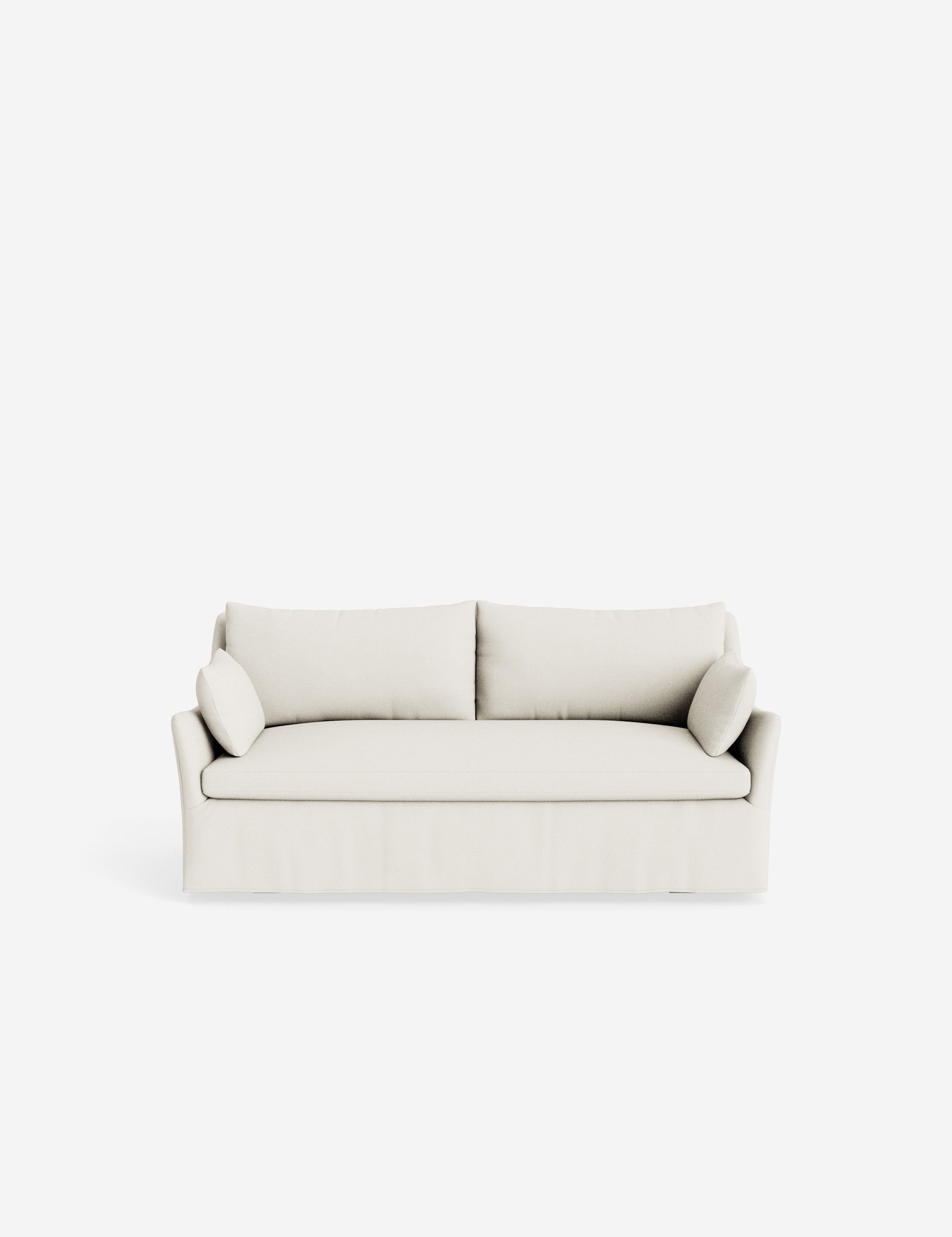 Pavona Slipcover Sofa | Casual Elegant Design, Slope-Arm Style