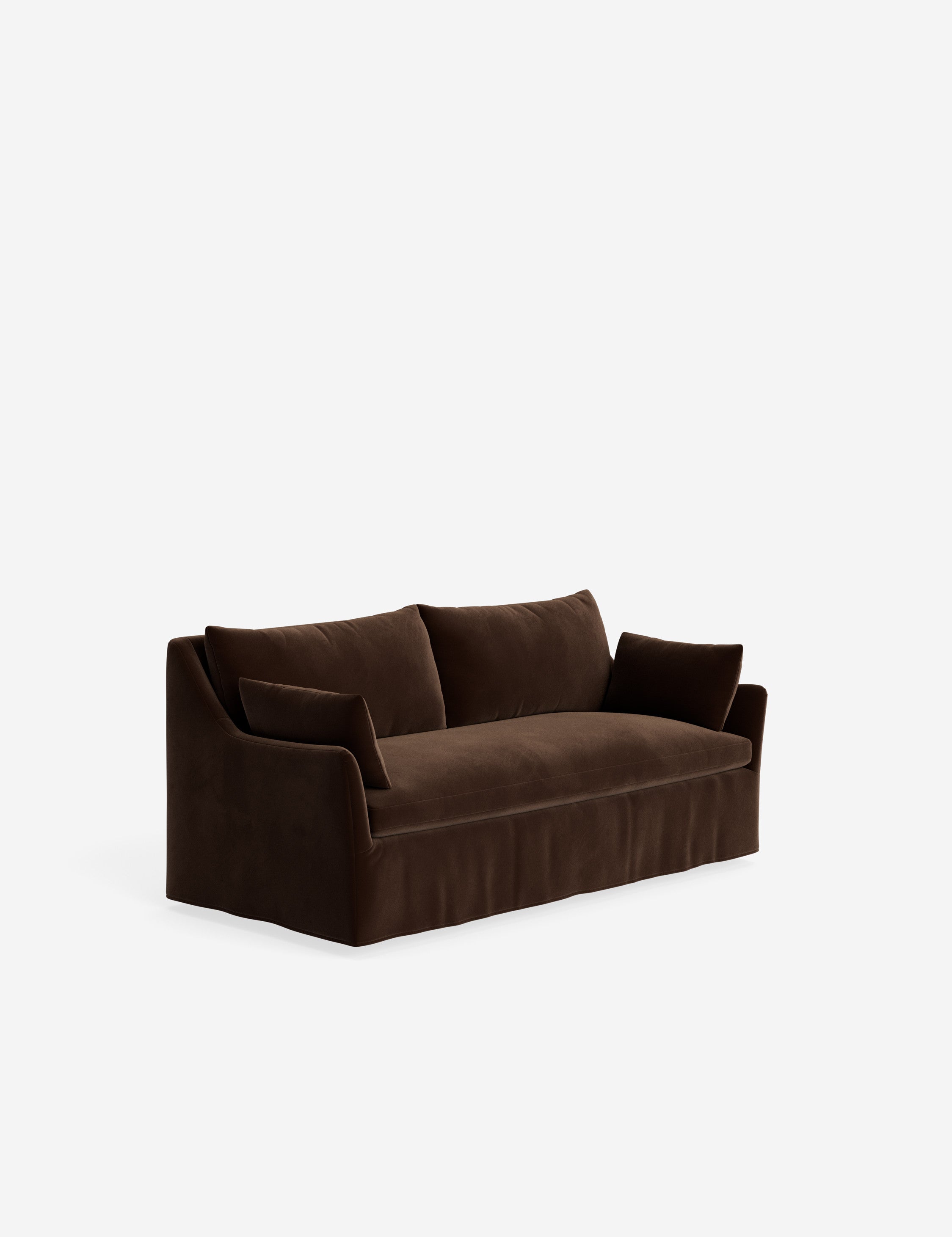 Pavona Slipcover Sofa | Casual Elegant Design, Slope-Arm Style