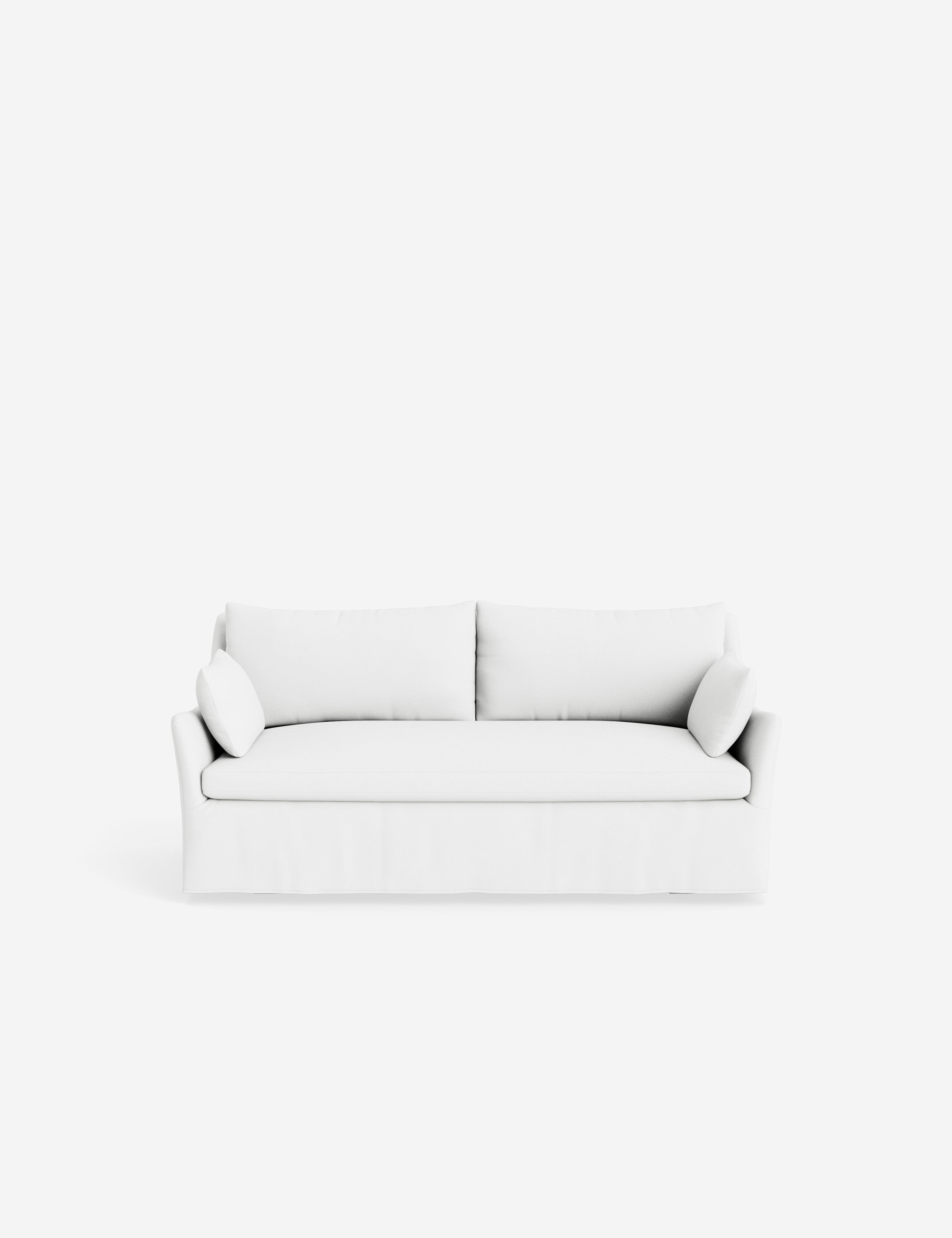 Pavona Slipcover Sofa | Casual Elegant Design, Slope-Arm Style