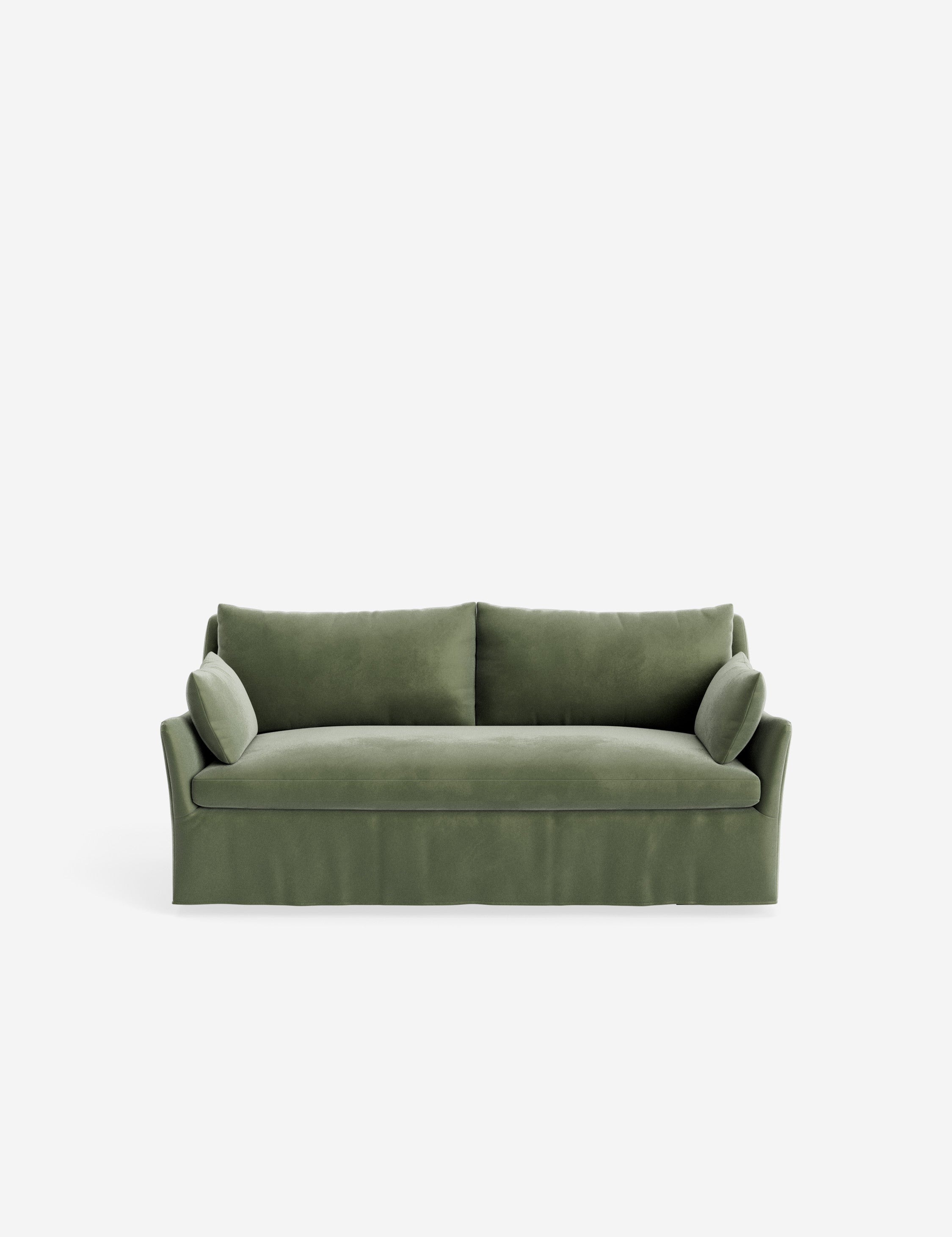 Pavona Slipcover Sofa | Casual Elegant Design, Slope-Arm Style
