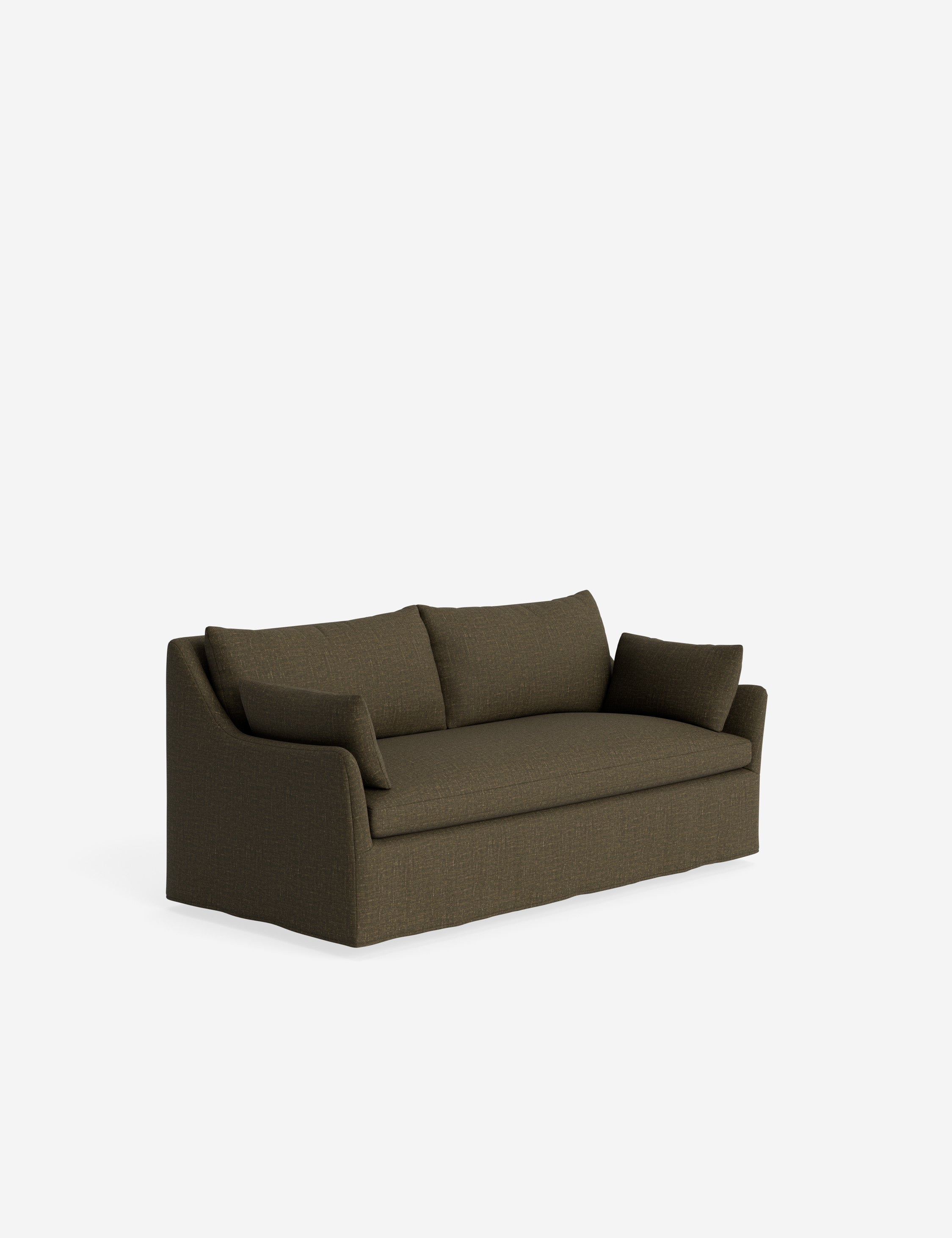 Pavona Slipcover Sofa | Casual Elegant Design, Slope-Arm Style