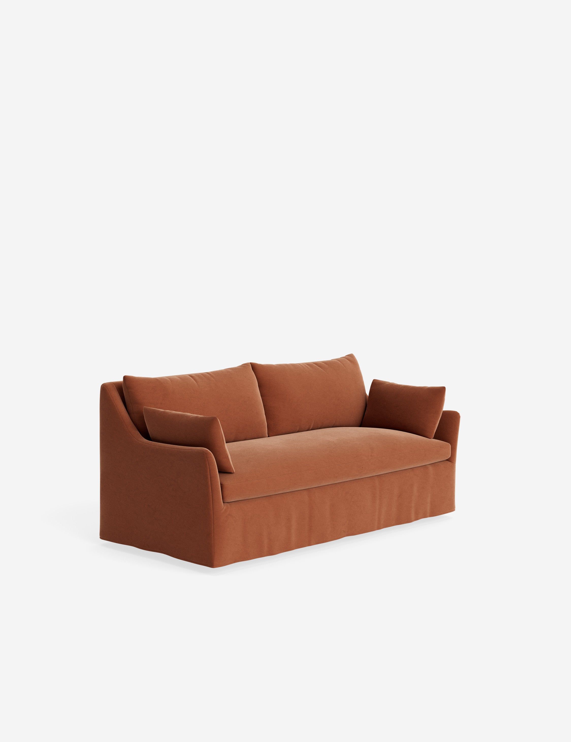 Pavona Slipcover Sofa | Casual Elegant Design, Slope-Arm Style