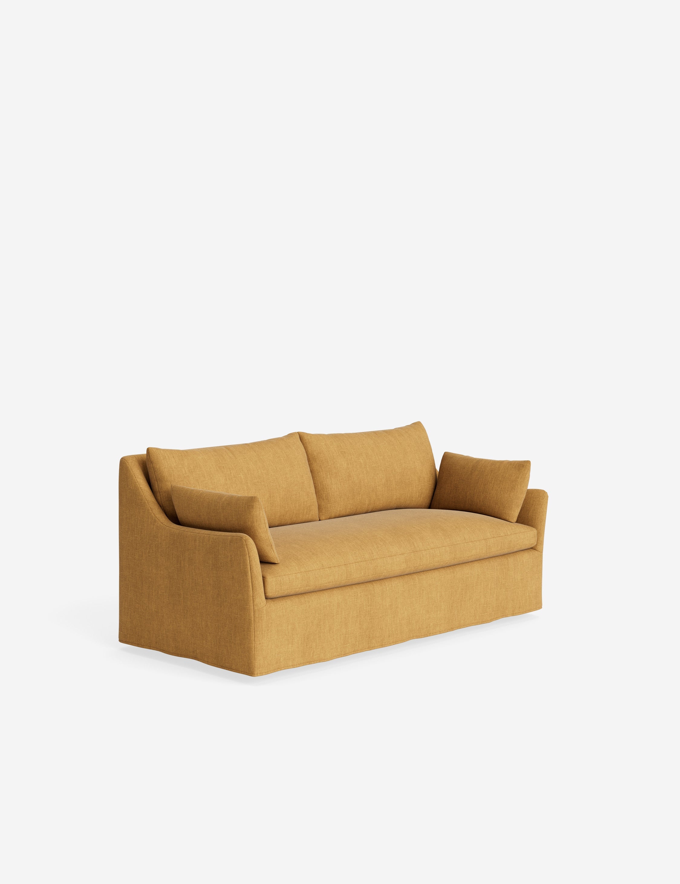 Pavona Slipcover Sofa | Casual Elegant Design, Slope-Arm Style