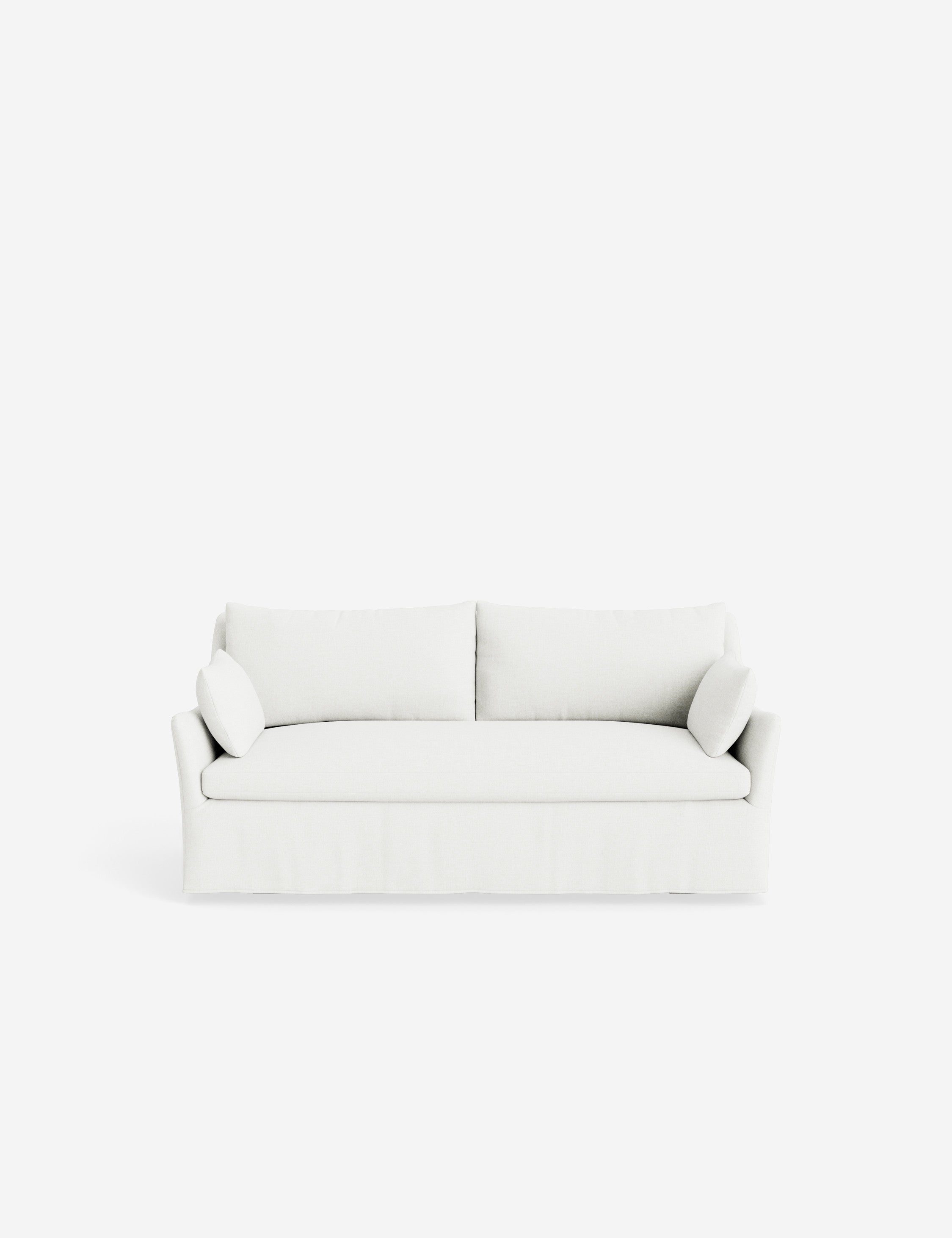 Pavona Slipcover Sofa | Casual Elegant Design, Slope-Arm Style
