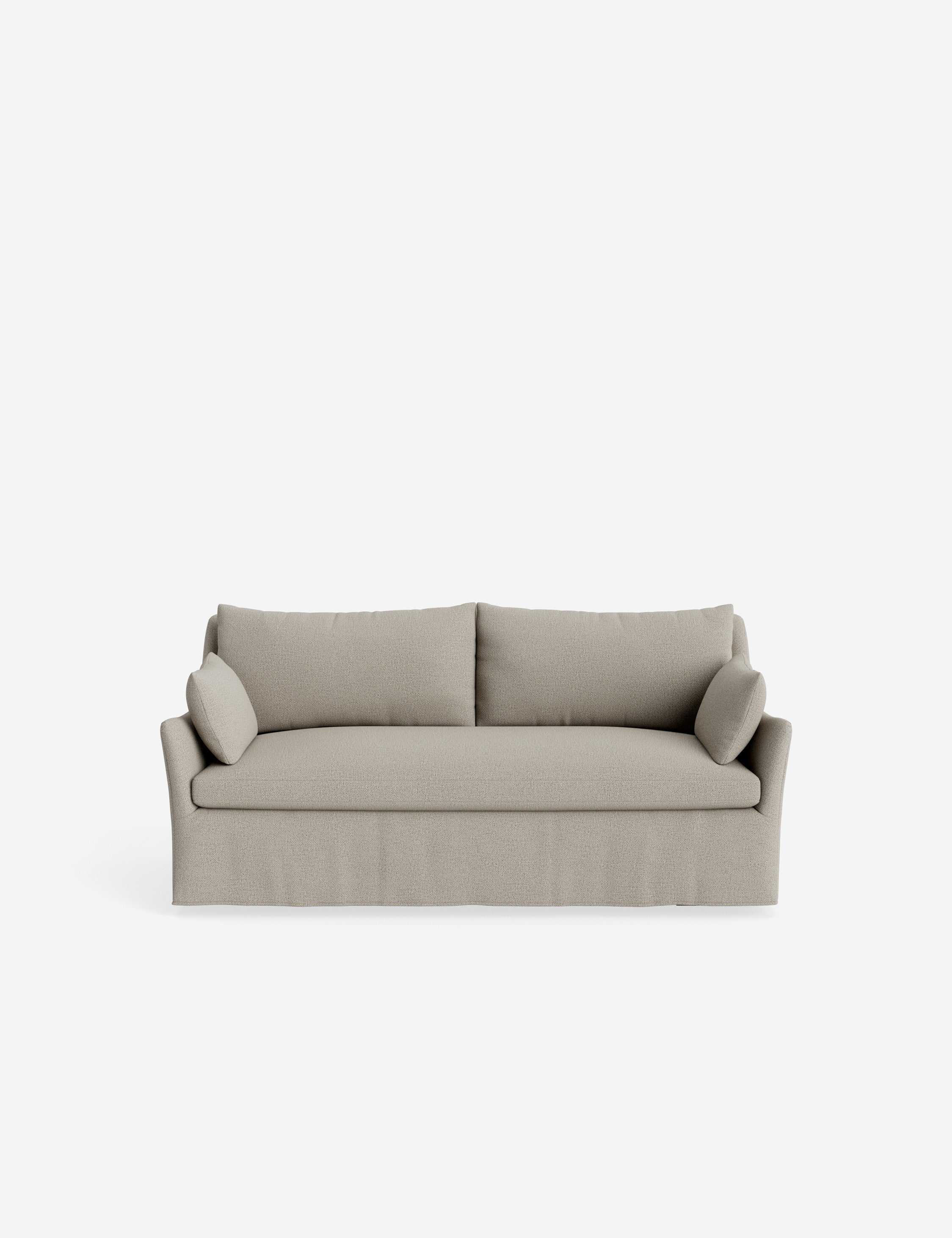 Pavona Slipcover Sofa | Casual Elegant Design, Slope-Arm Style