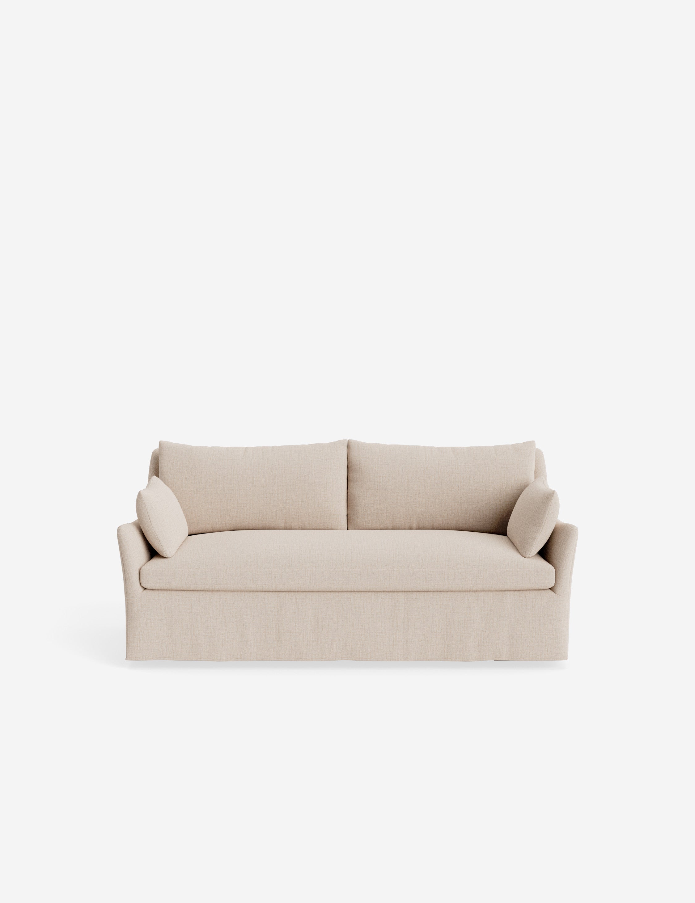 Pavona Slipcover Sofa | Casual Elegant Design, Slope-Arm Style