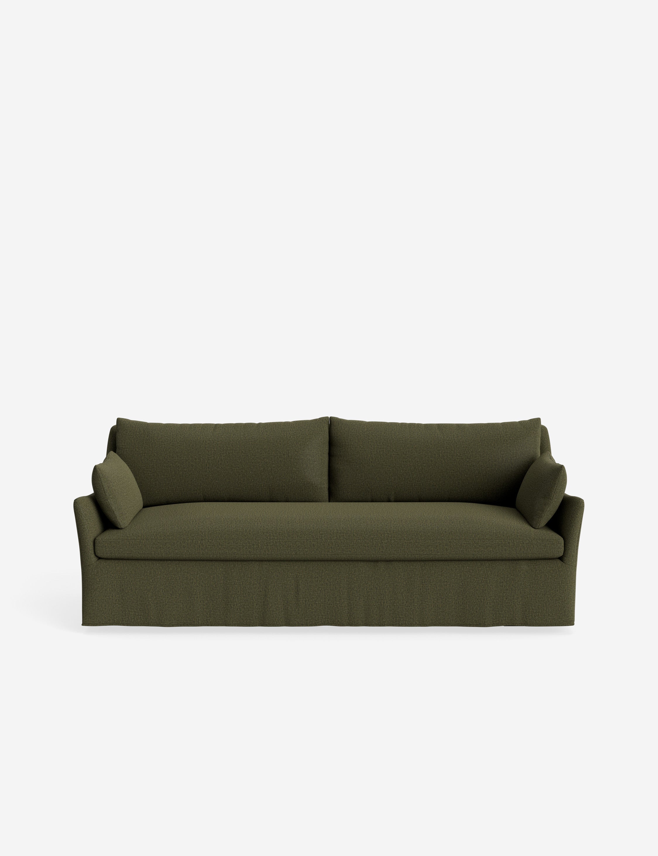 Pavona Slipcover Sofa | Casual Elegant Design, Slope-Arm Style