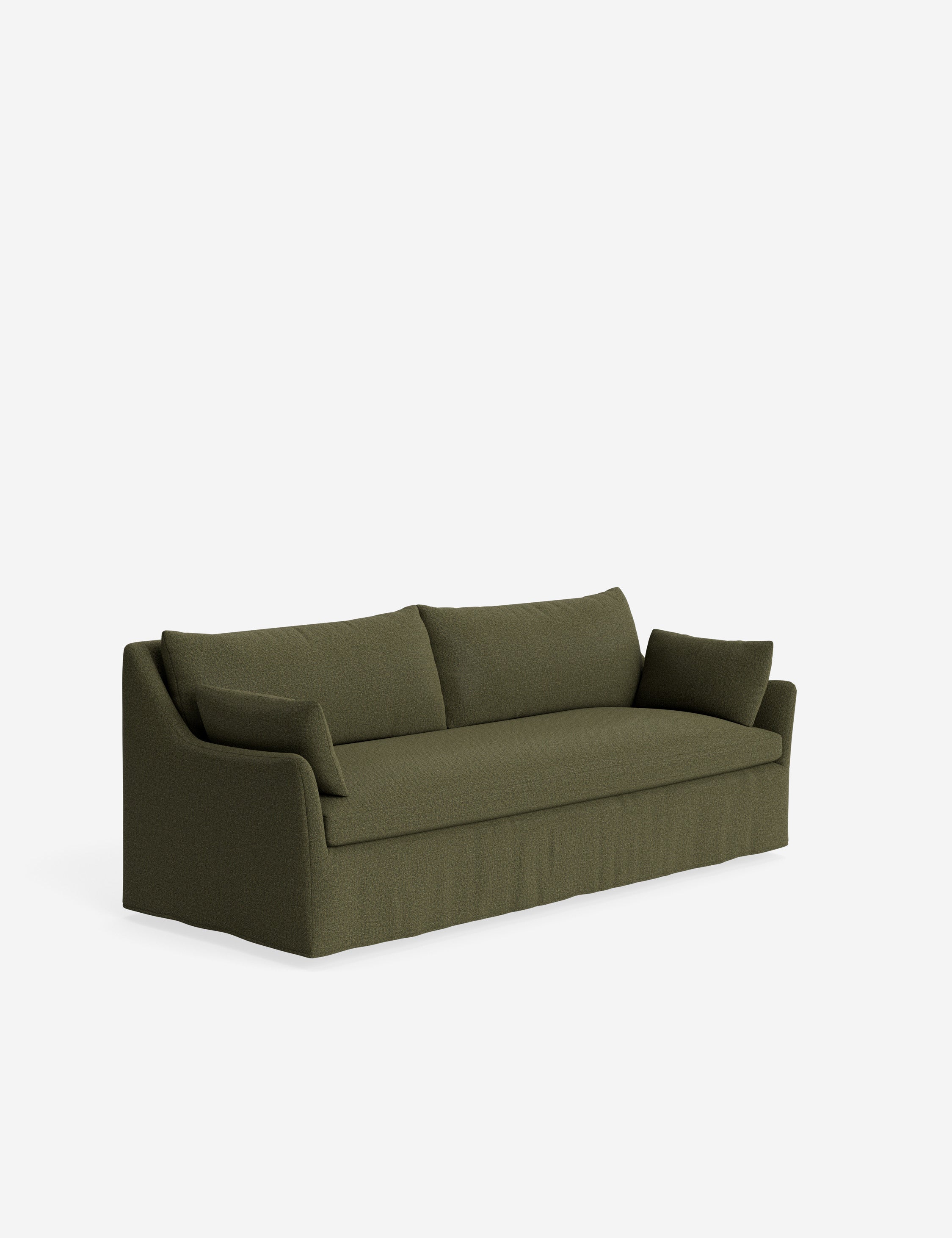 Pavona Slipcover Sofa | Casual Elegant Design, Slope-Arm Style