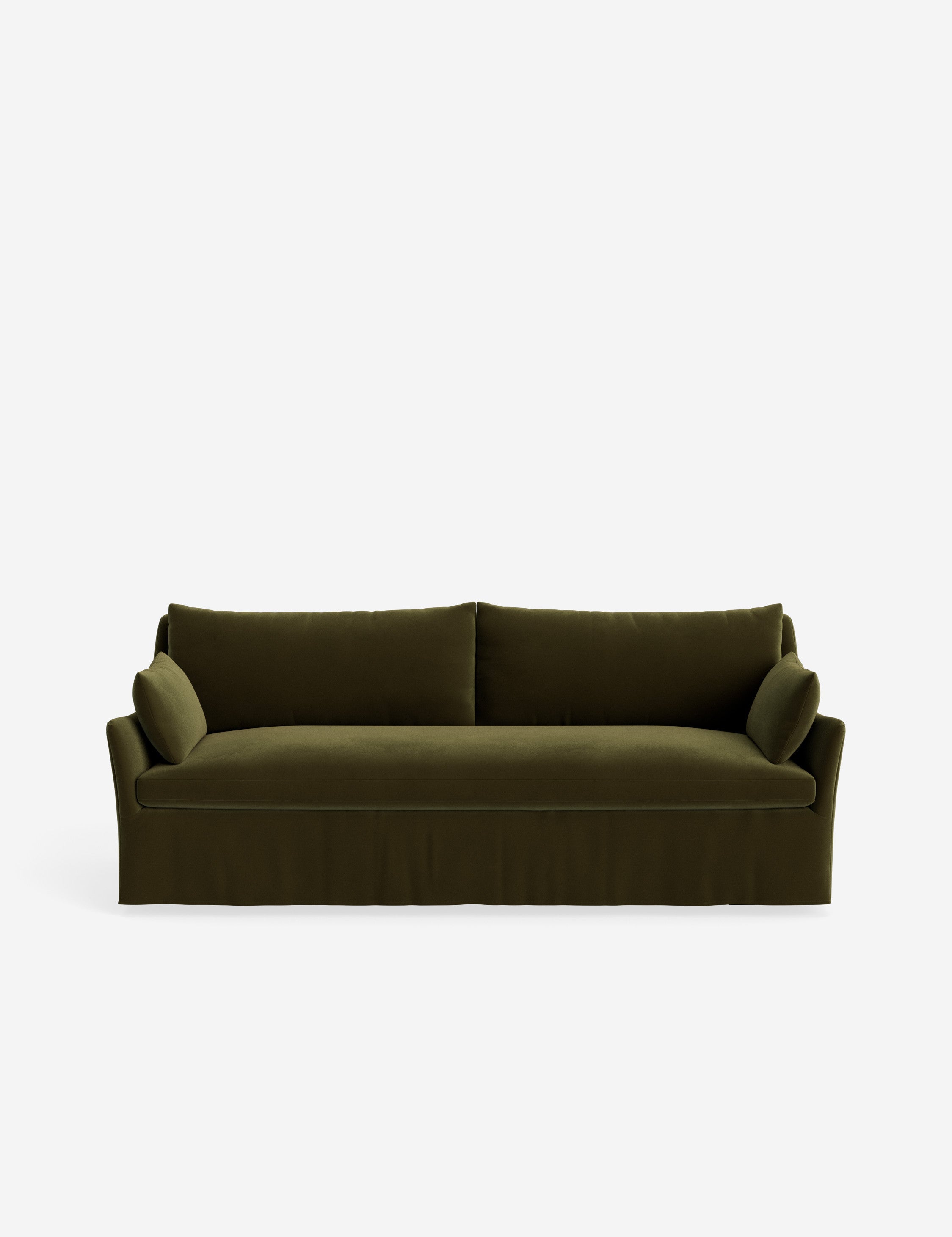 Pavona Slipcover Sofa | Casual Elegant Design, Slope-Arm Style