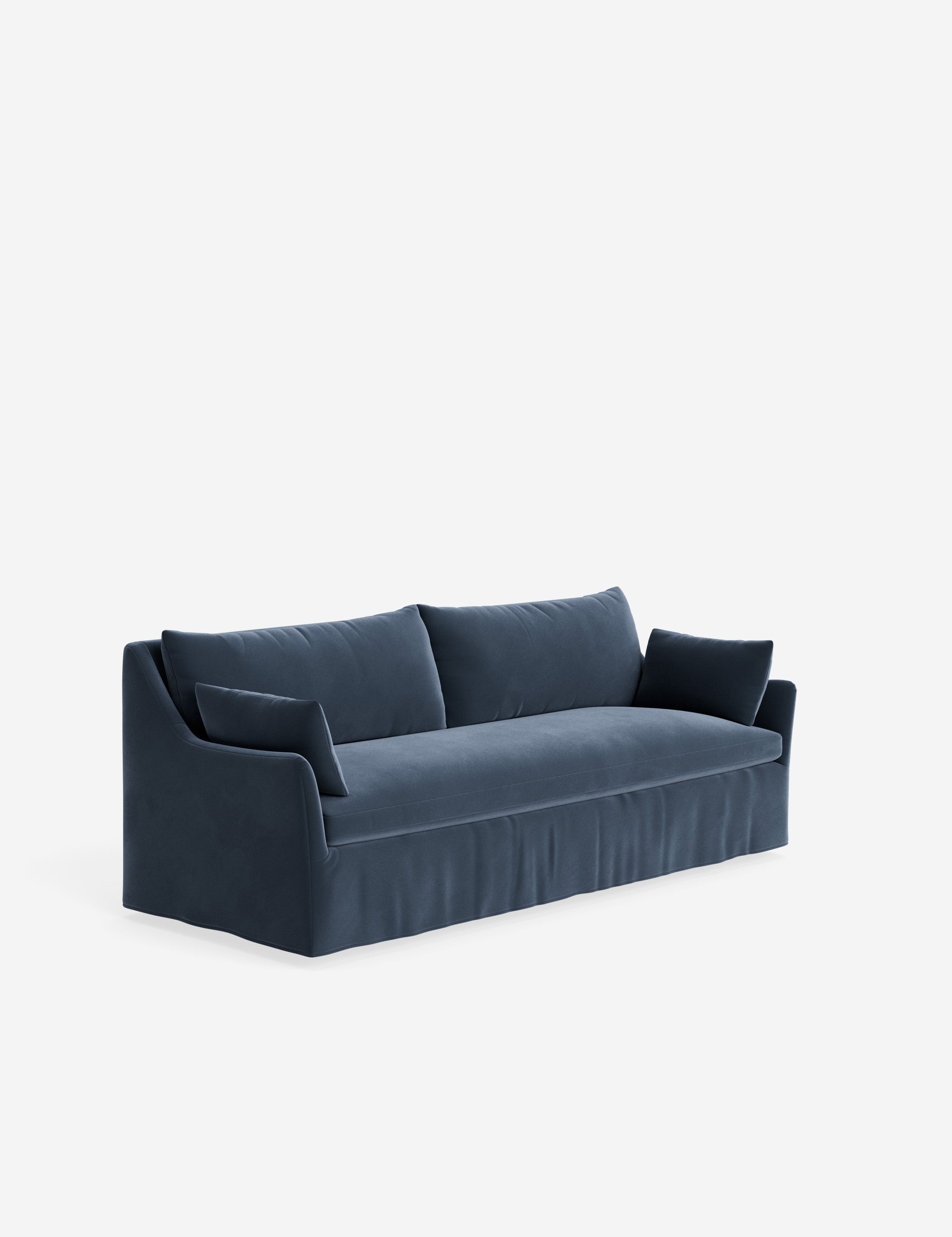 Pavona Slipcover Sofa | Casual Elegant Design, Slope-Arm Style