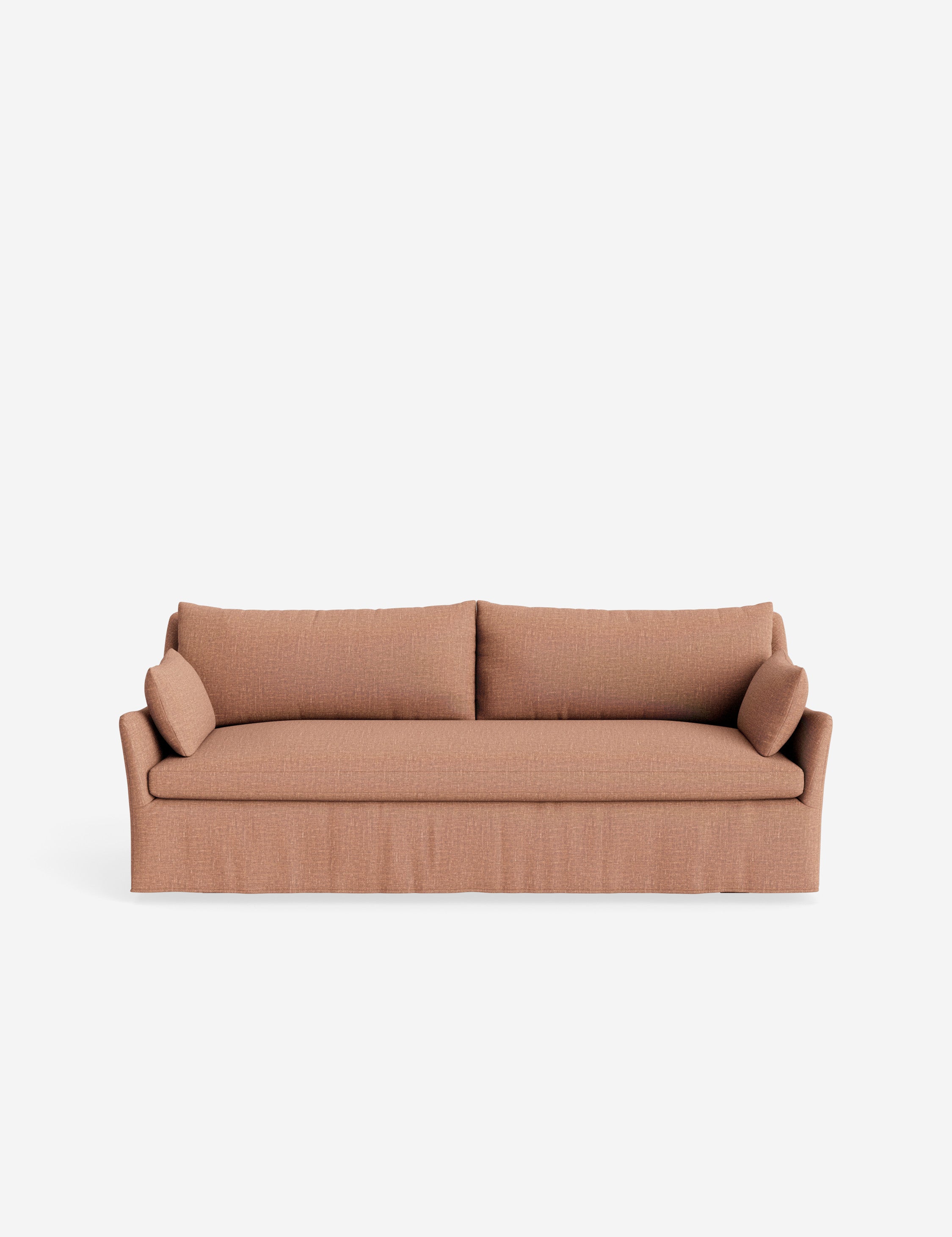 Pavona Slipcover Sofa | Casual Elegant Design, Slope-Arm Style