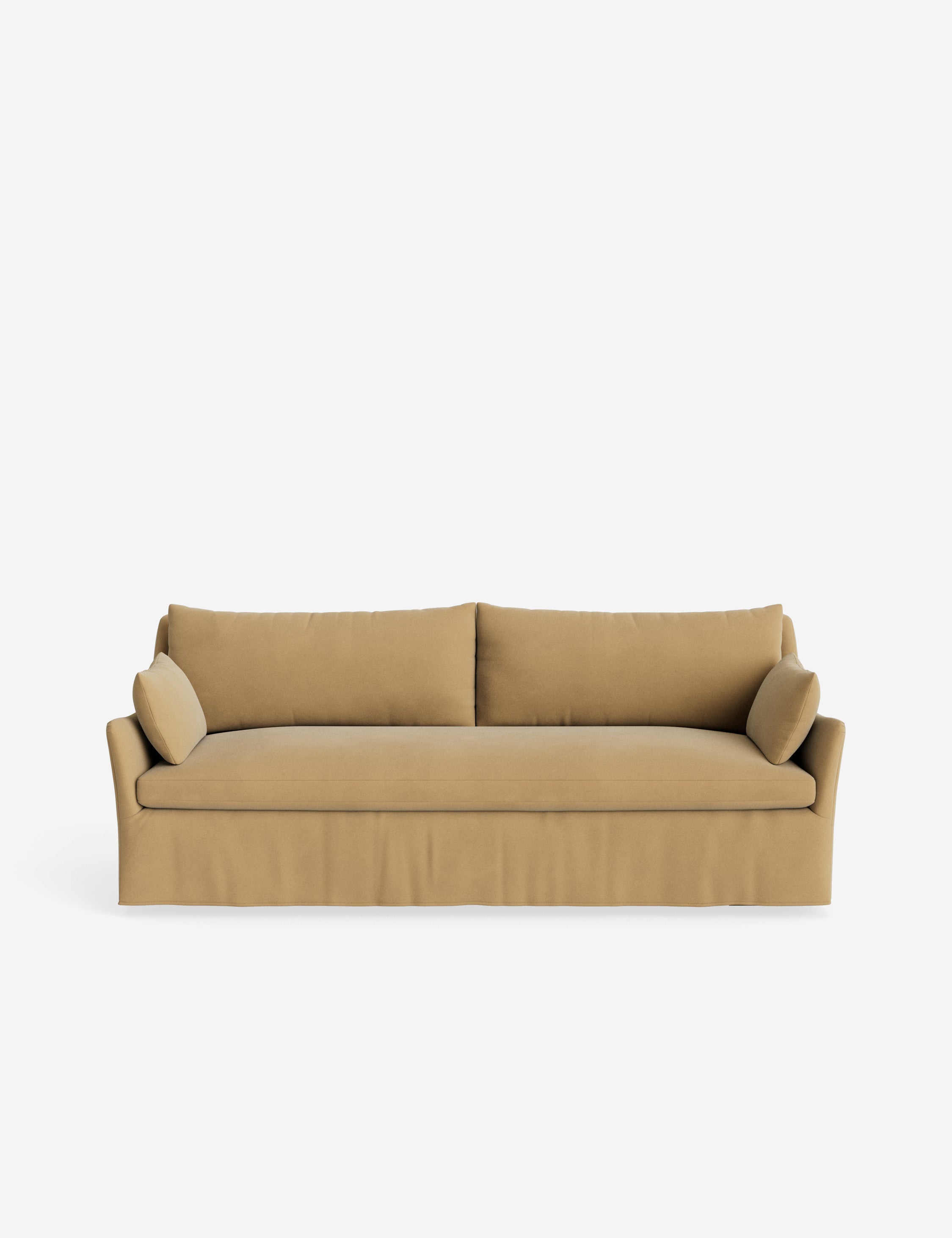 Pavona Slipcover Sofa | Casual Elegant Design, Slope-Arm Style