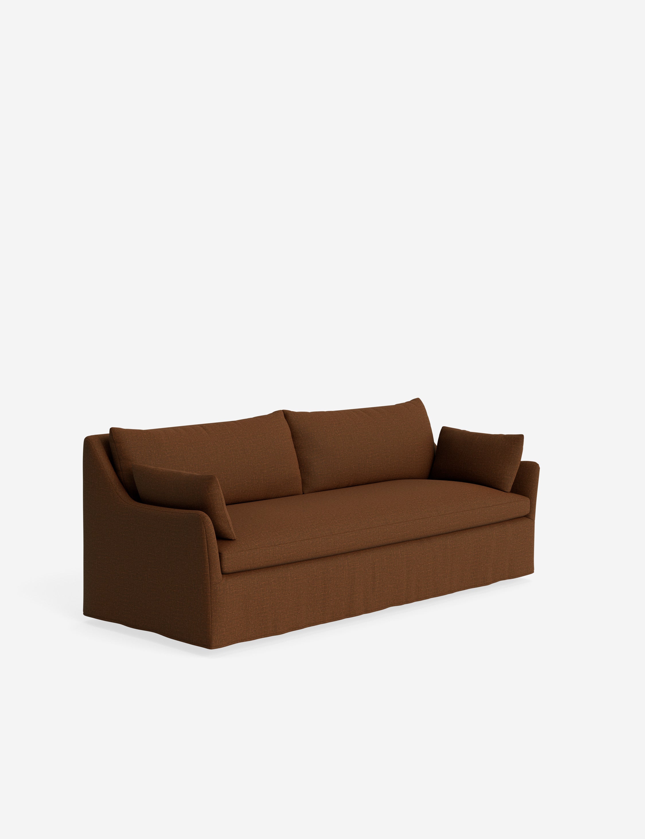 Pavona Slipcover Sofa | Casual Elegant Design, Slope-Arm Style
