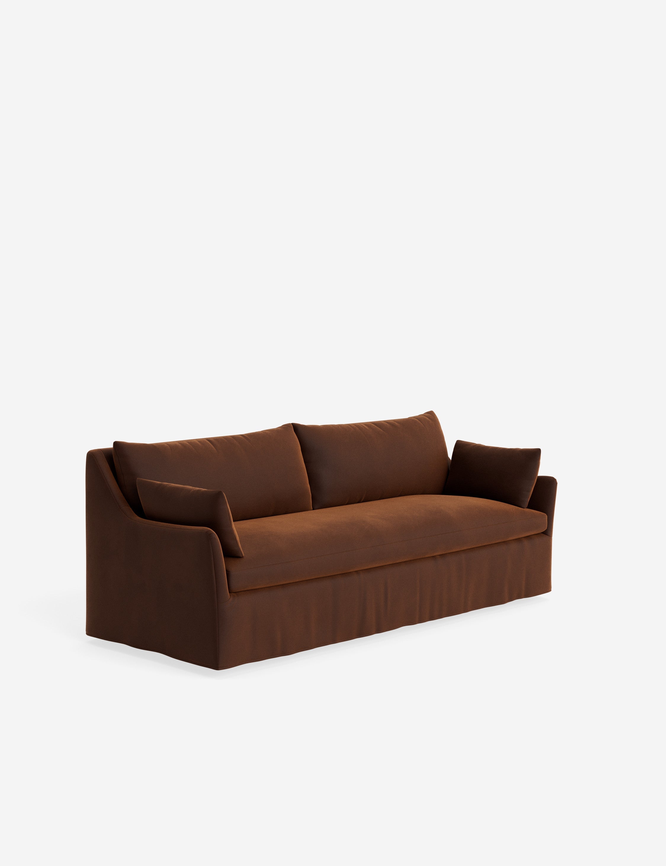 Pavona Slipcover Sofa | Casual Elegant Design, Slope-Arm Style