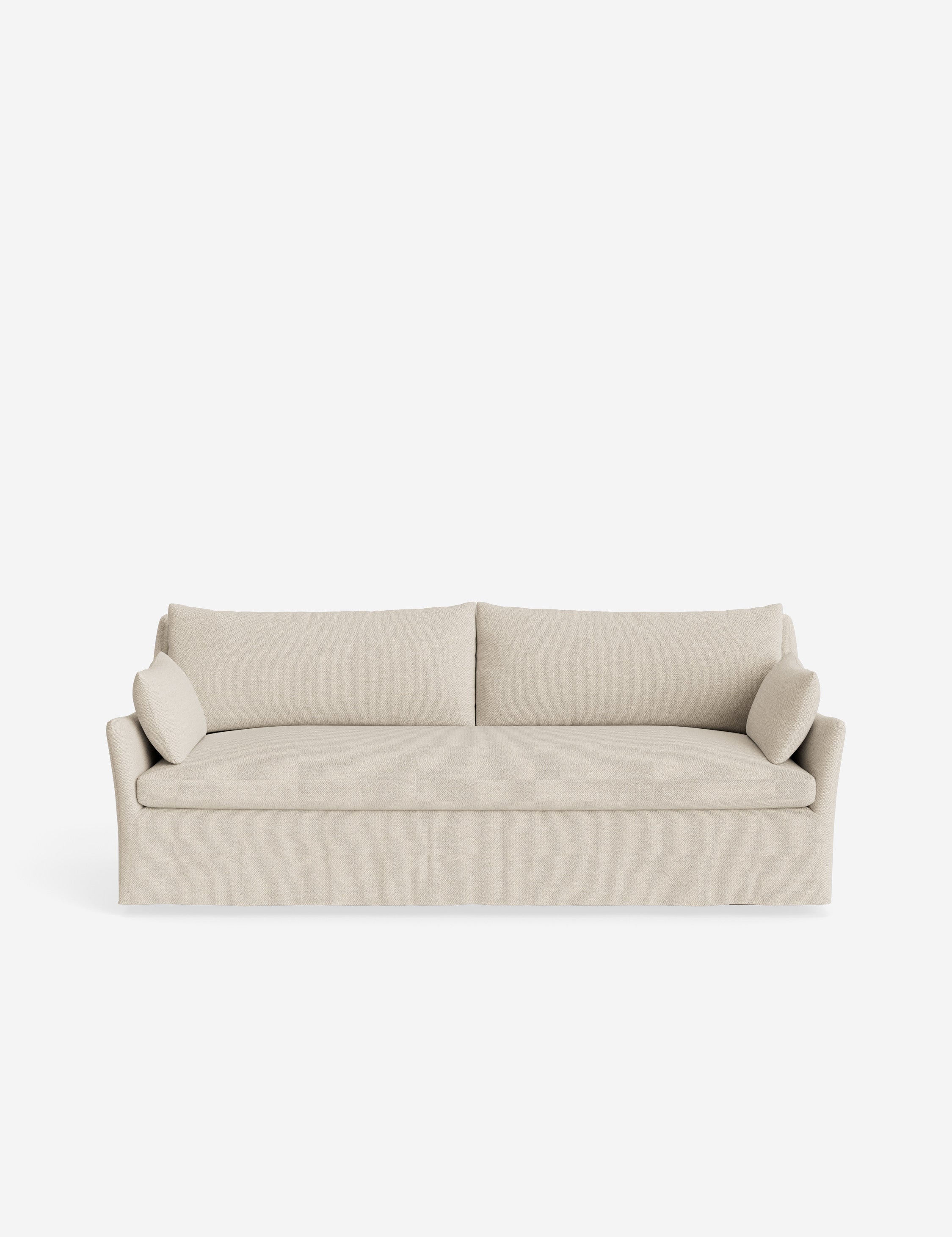 Pavona Slipcover Sofa | Casual Elegant Design, Slope-Arm Style