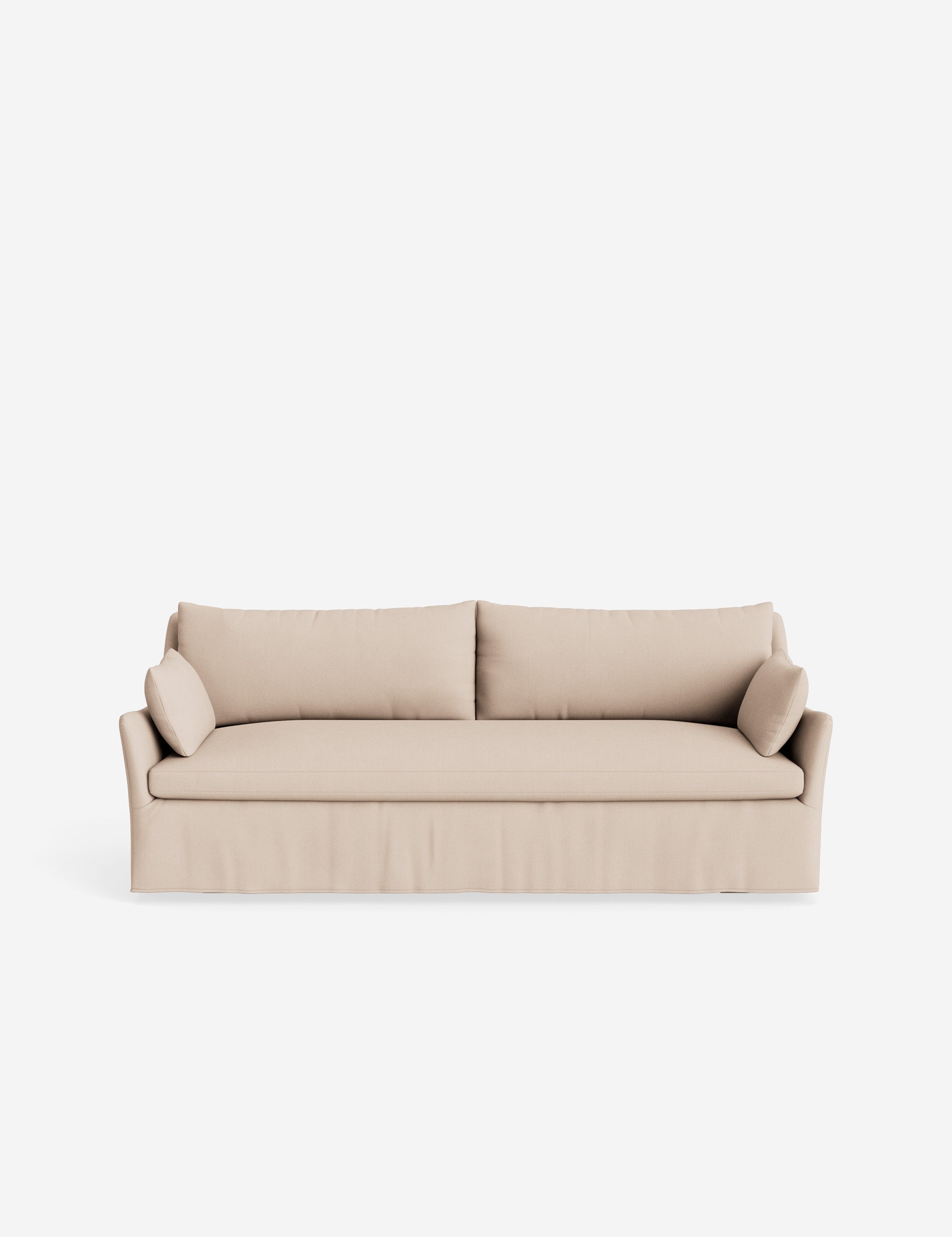 Pavona Slipcover Sofa | Casual Elegant Design, Slope-Arm Style