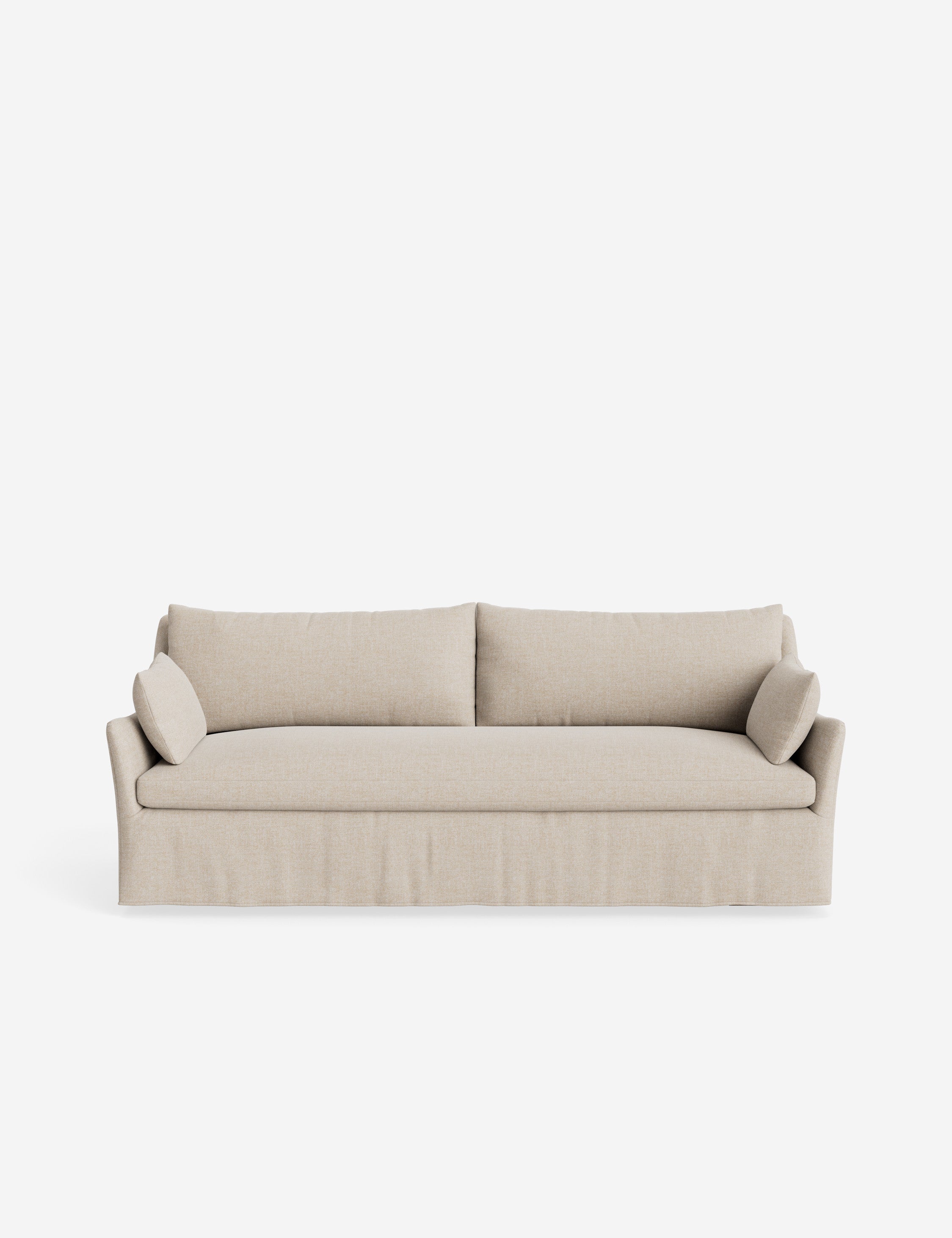 Pavona Slipcover Sofa | Casual Elegant Design, Slope-Arm Style