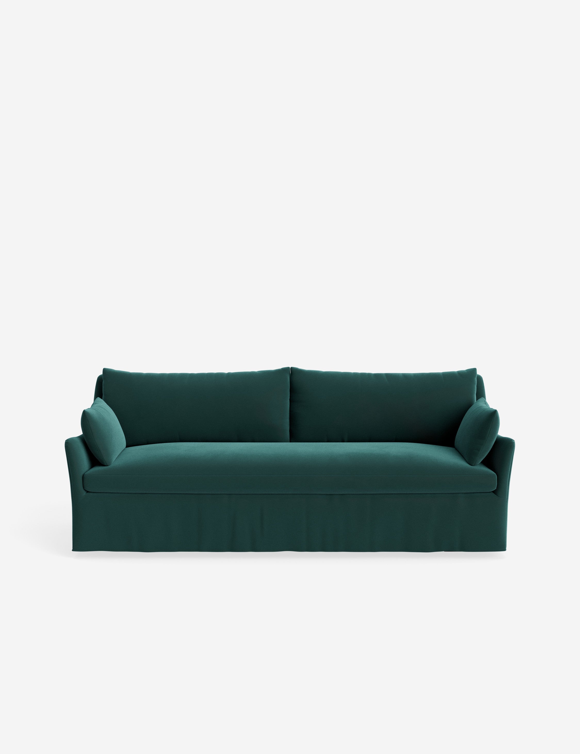 Pavona Slipcover Sofa | Casual Elegant Design, Slope-Arm Style