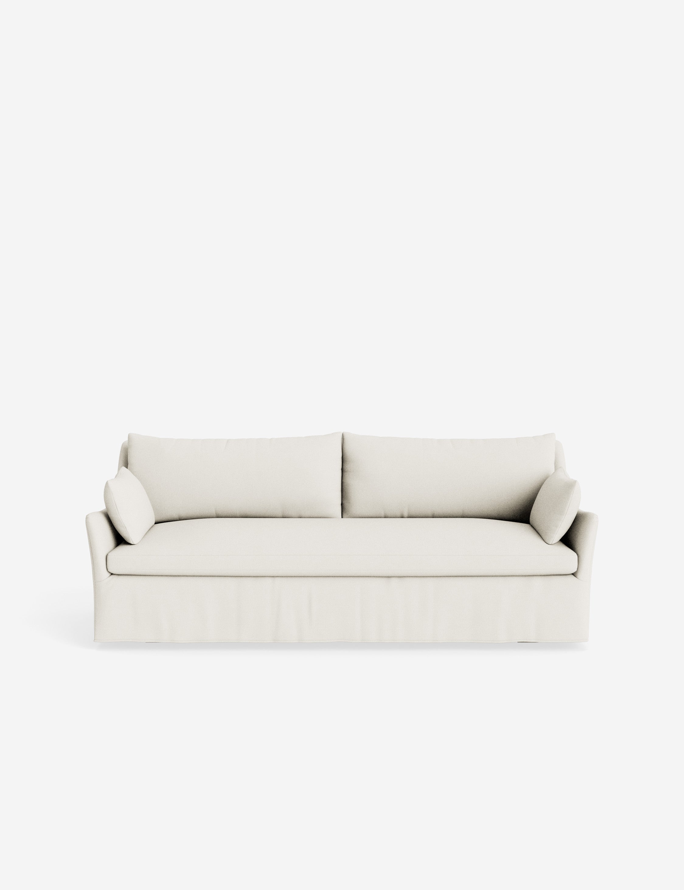 Pavona Slipcover Sofa | Casual Elegant Design, Slope-Arm Style