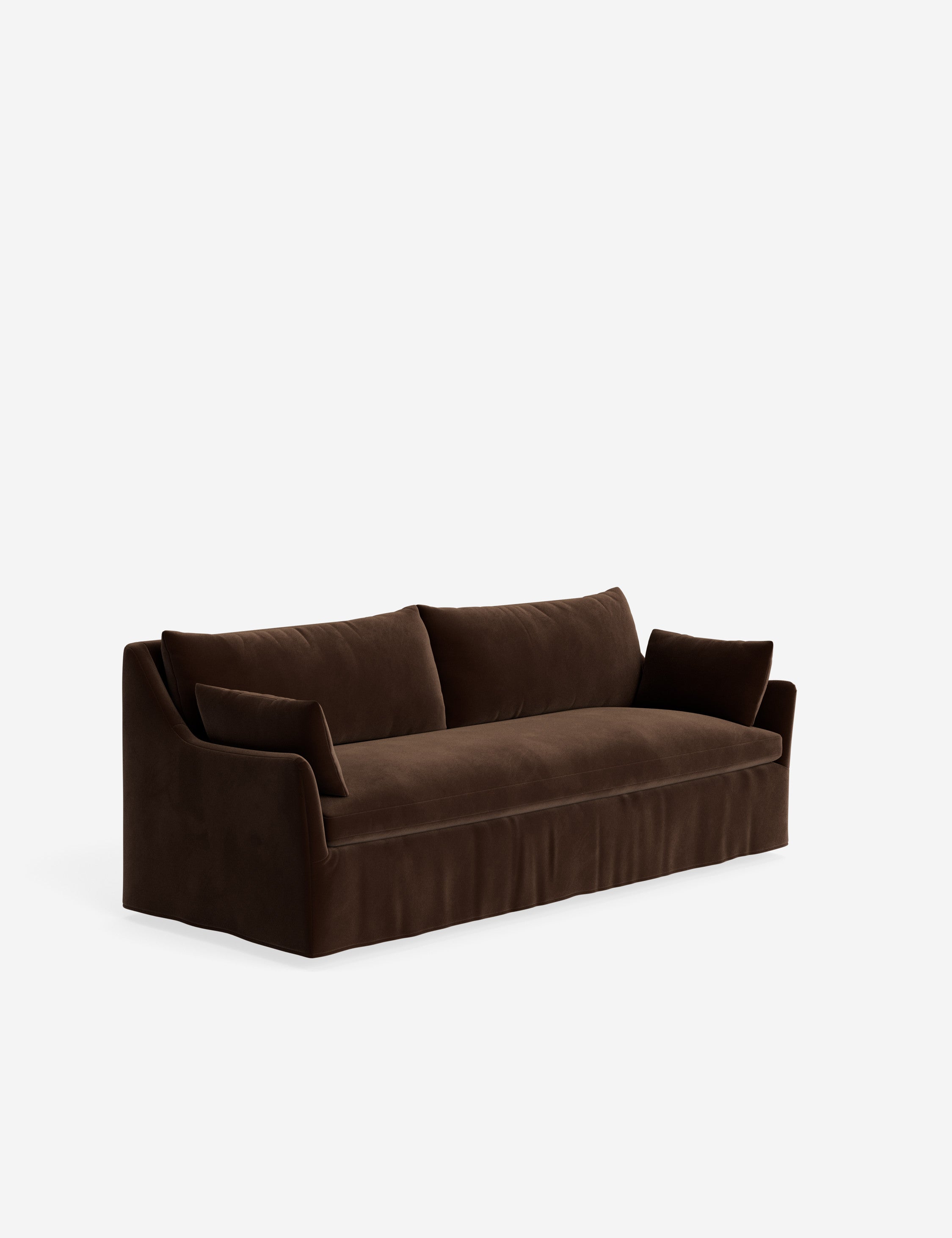Pavona Slipcover Sofa | Casual Elegant Design, Slope-Arm Style