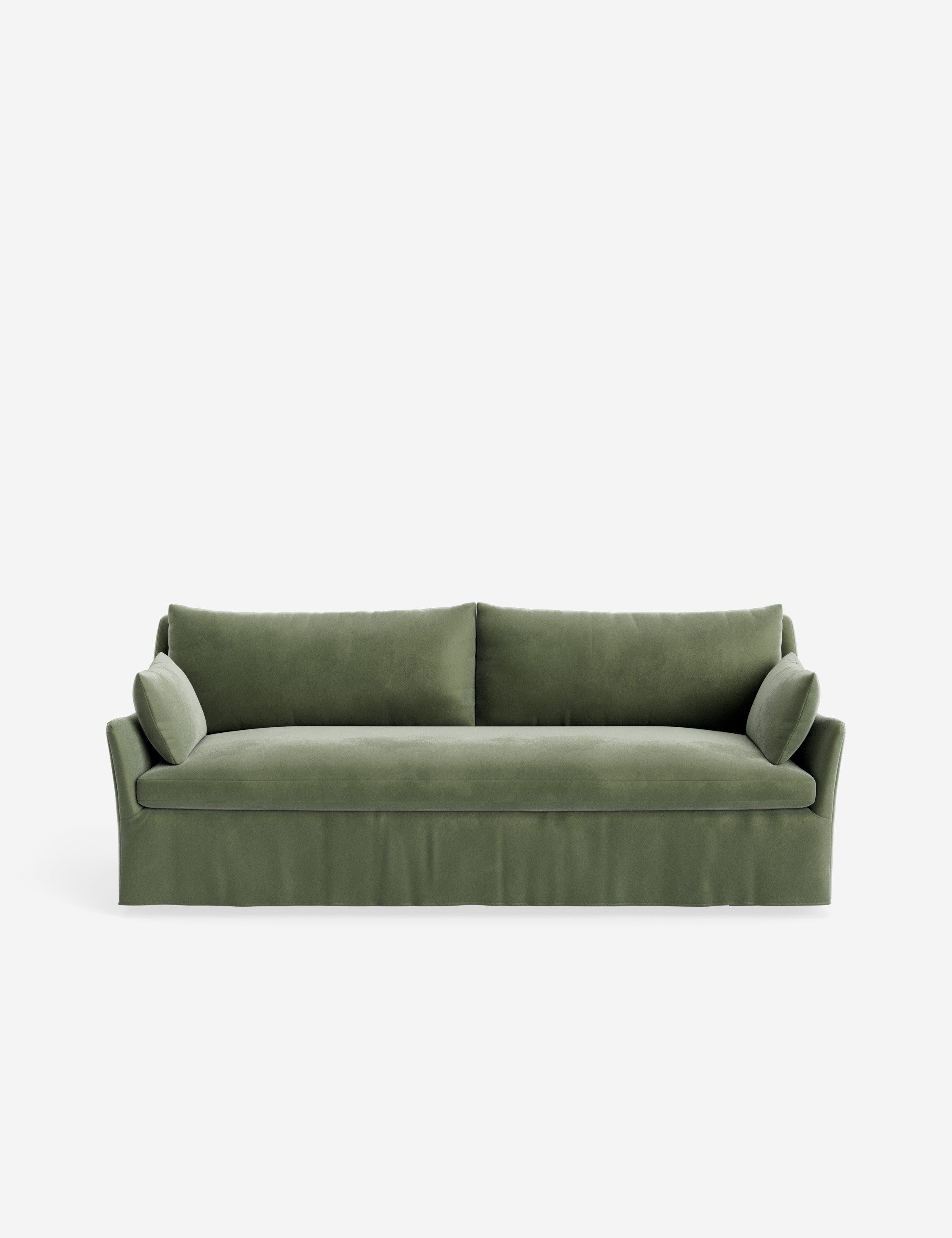 Pavona Slipcover Sofa | Casual Elegant Design, Slope-Arm Style
