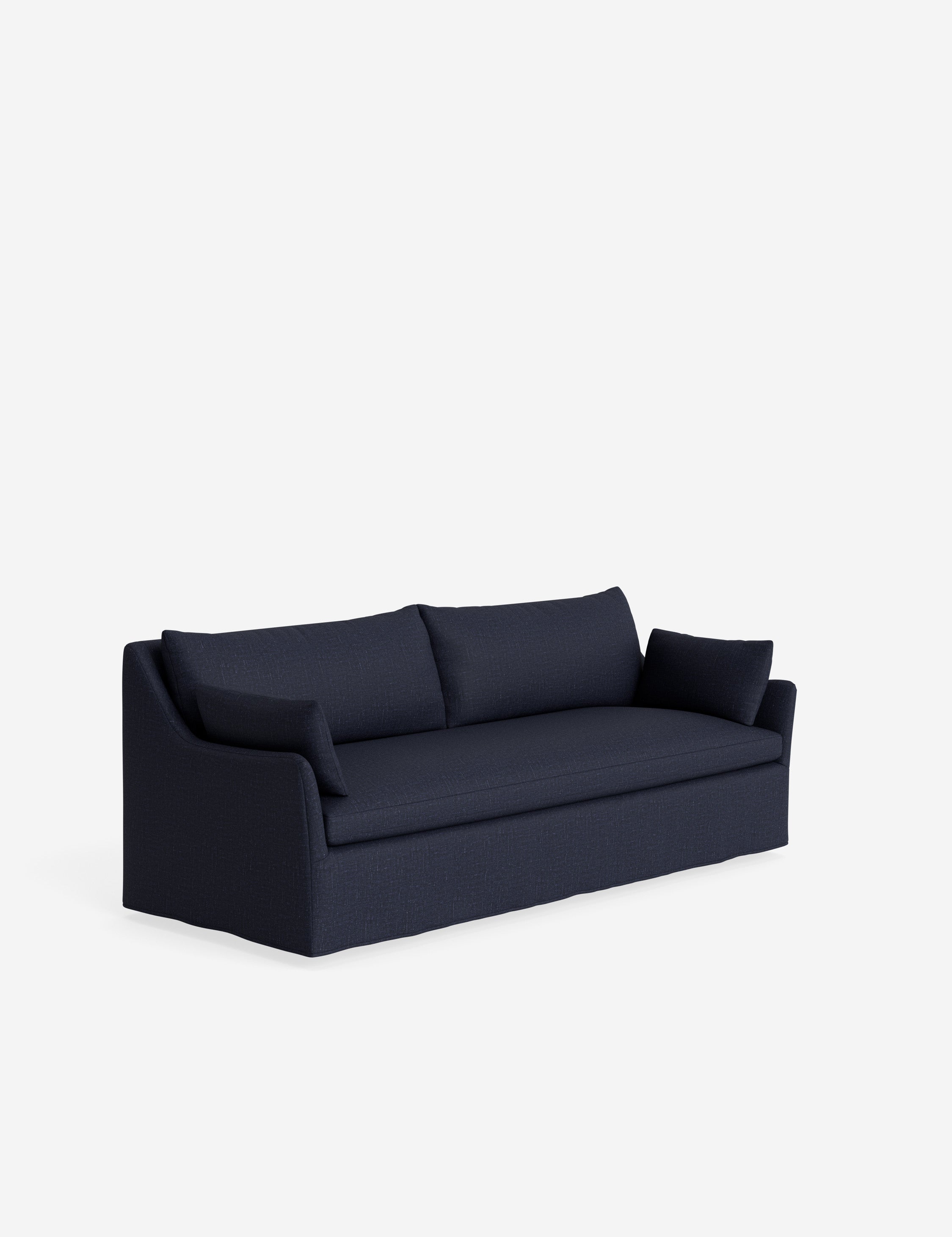 Pavona Slipcover Sofa | Casual Elegant Design, Slope-Arm Style