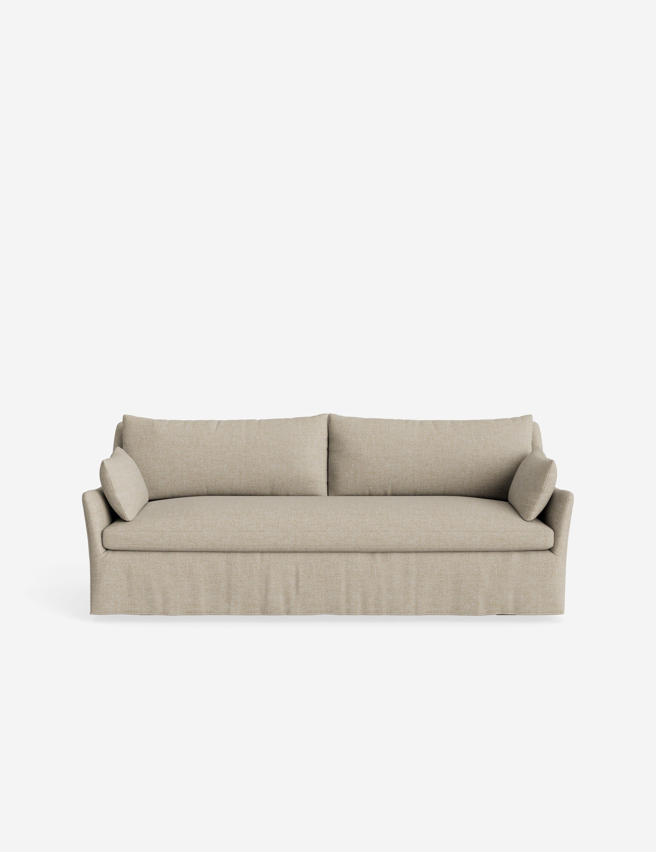 Pavona Slipcover Sofa | Casual Elegant Design, Slope-Arm Style