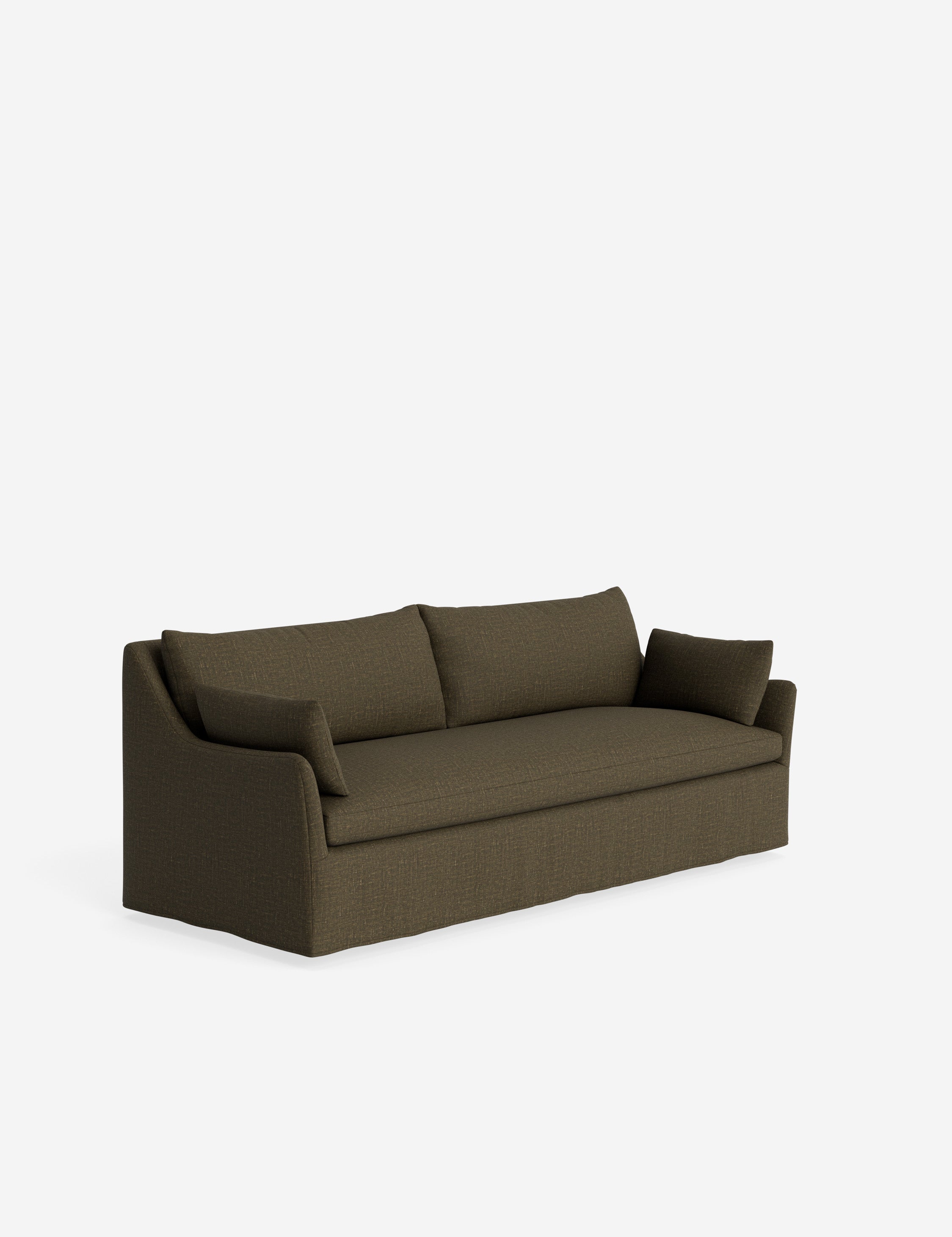 Pavona Slipcover Sofa | Casual Elegant Design, Slope-Arm Style