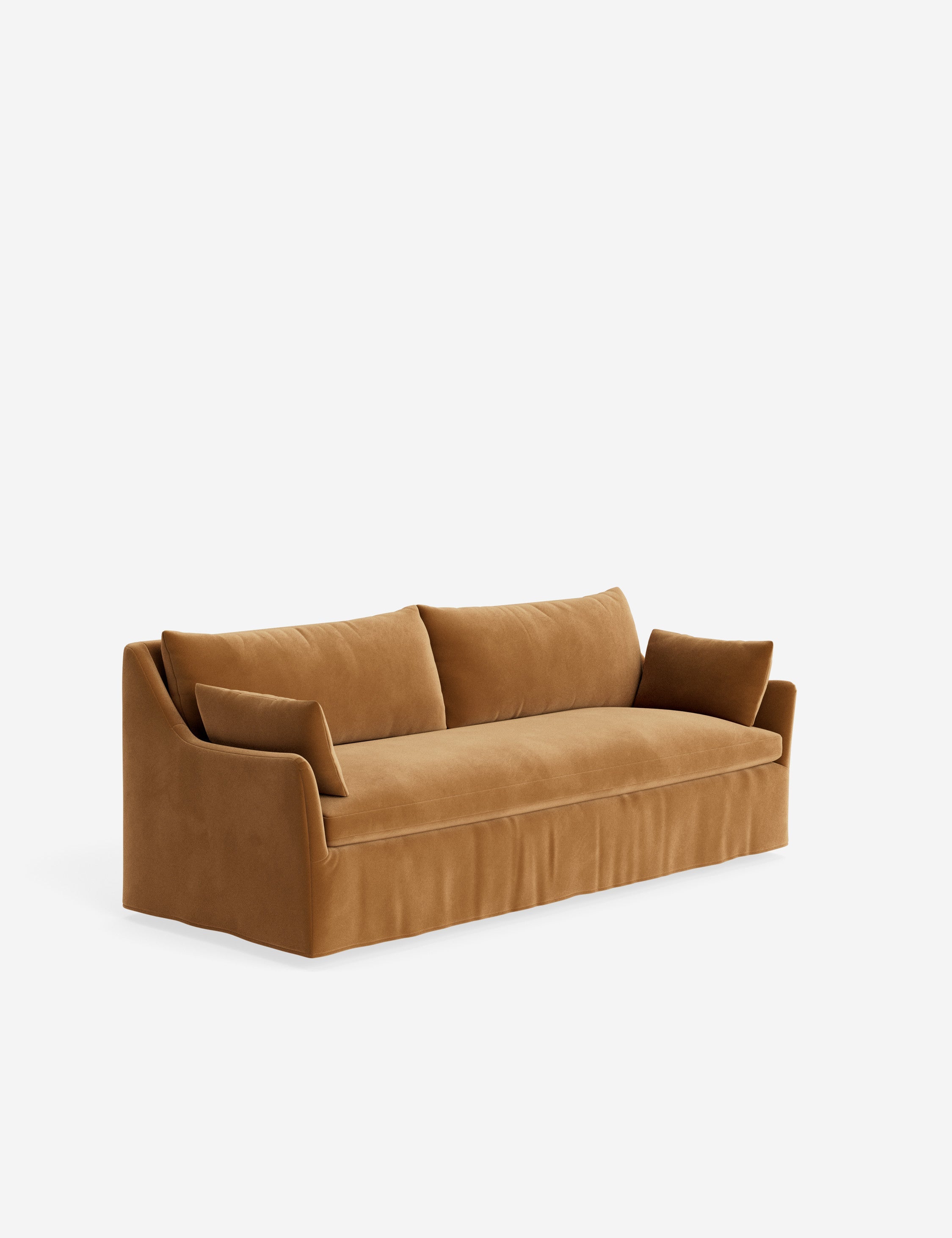Pavona Slipcover Sofa | Casual Elegant Design, Slope-Arm Style