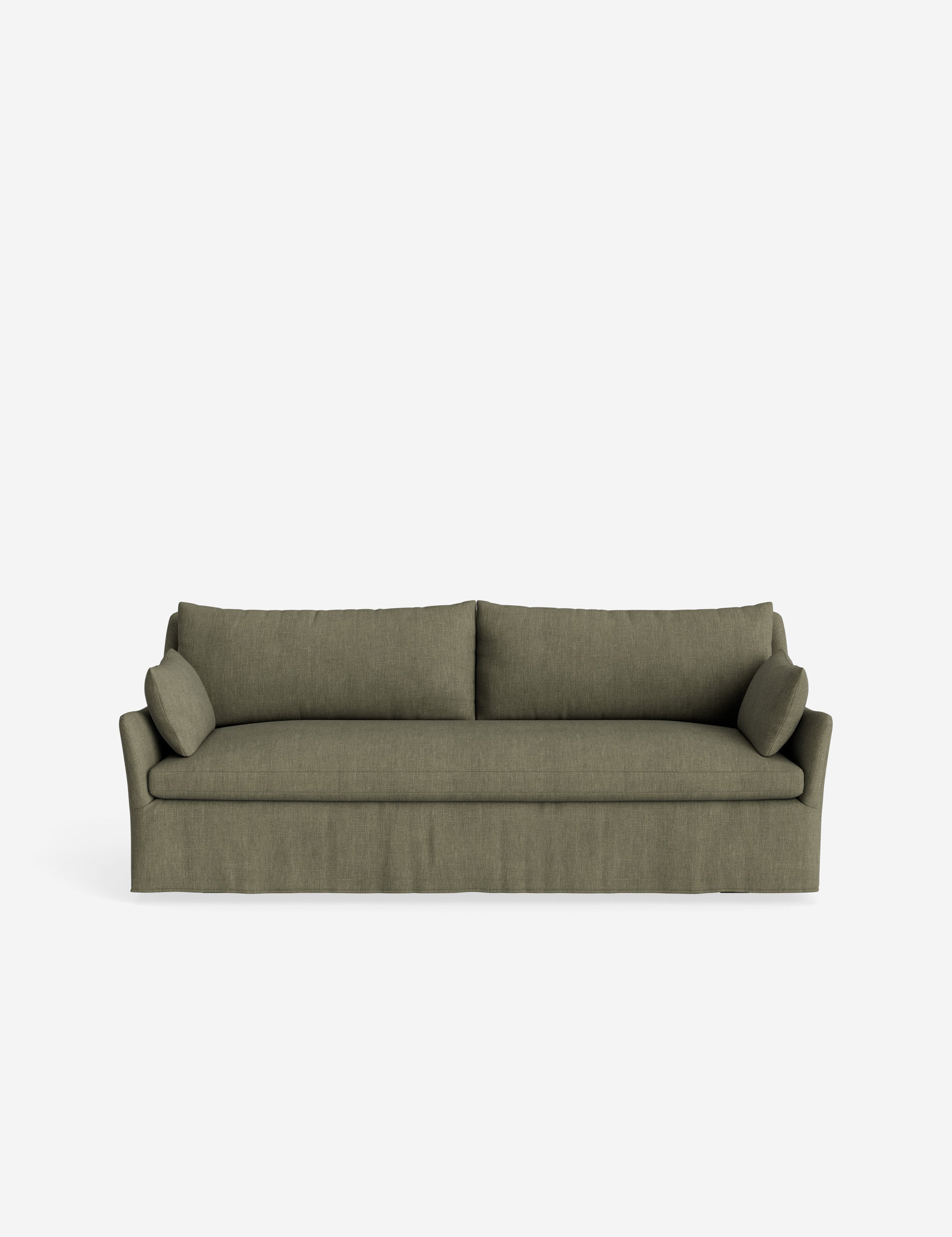 Pavona Slipcover Sofa | Casual Elegant Design, Slope-Arm Style