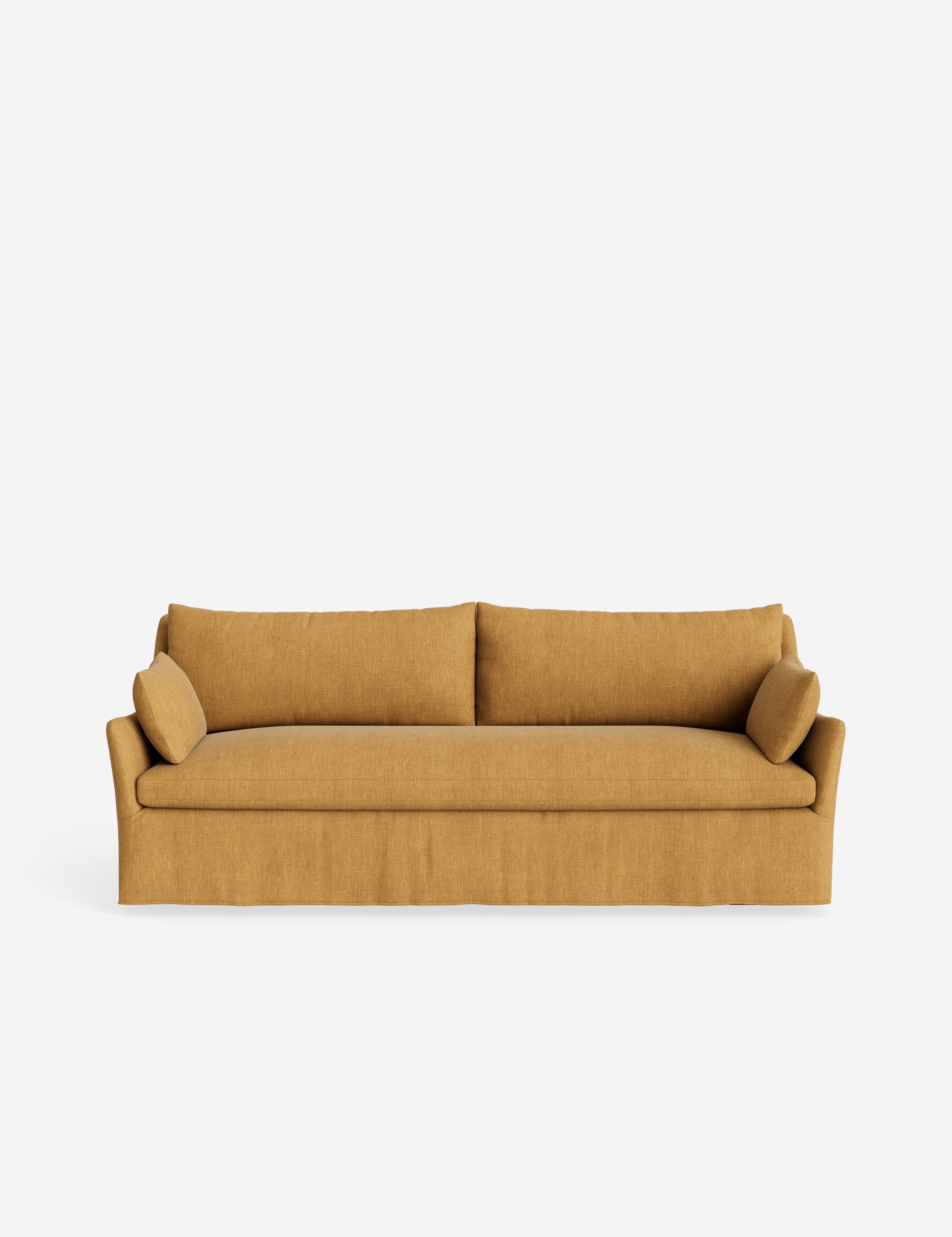 Pavona Slipcover Sofa | Casual Elegant Design, Slope-Arm Style