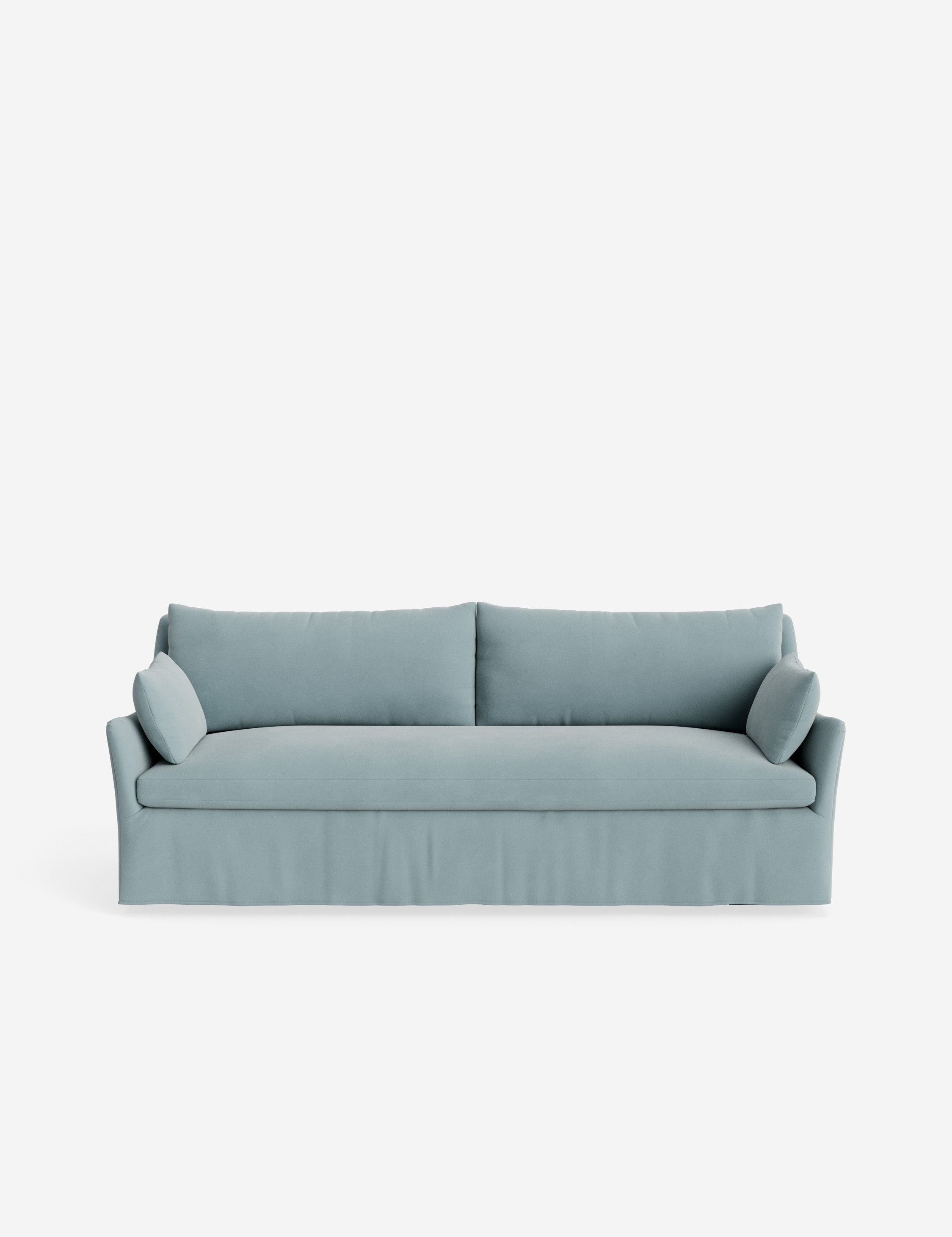 Pavona Slipcover Sofa | Casual Elegant Design, Slope-Arm Style