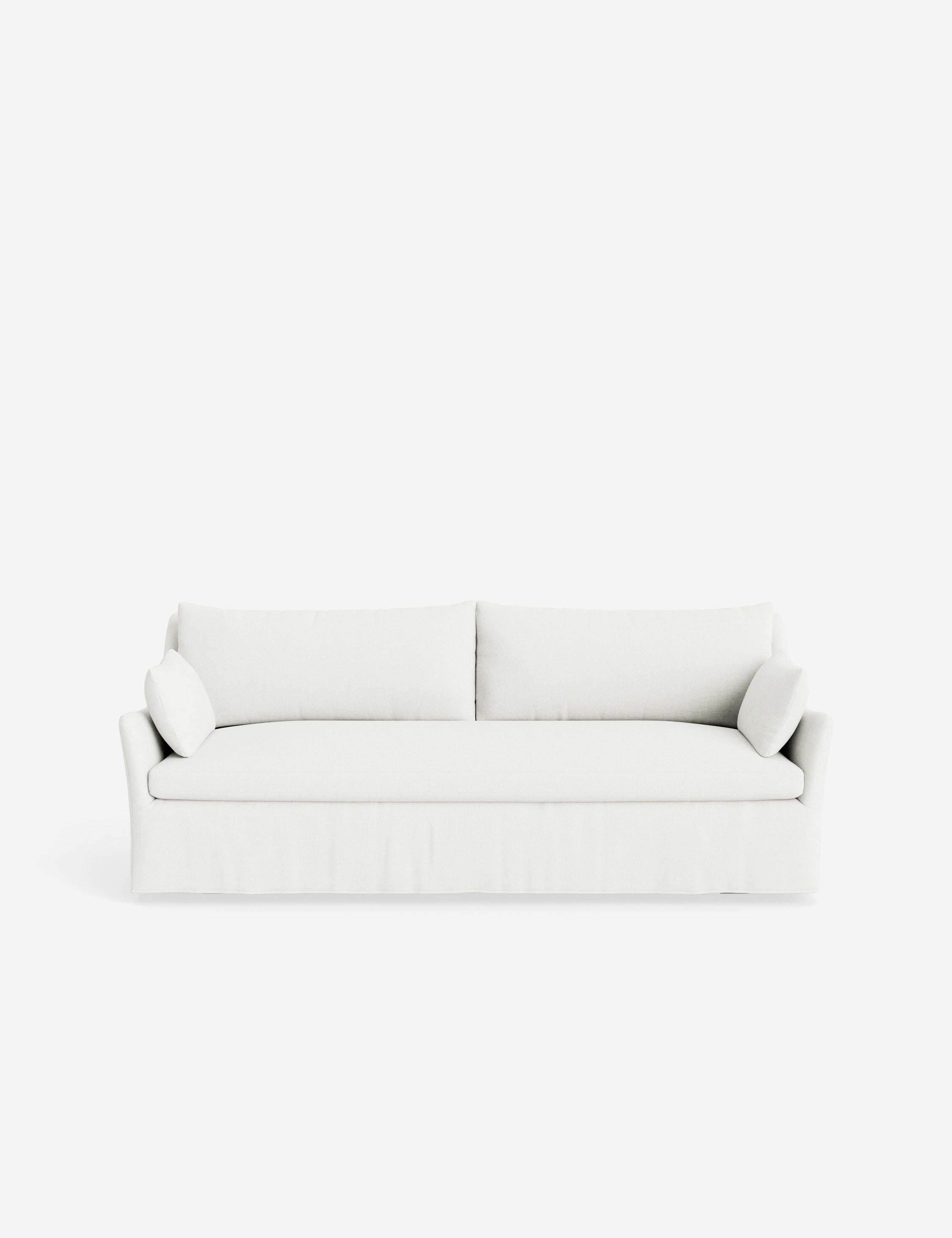 Pavona Slipcover Sofa | Casual Elegant Design, Slope-Arm Style