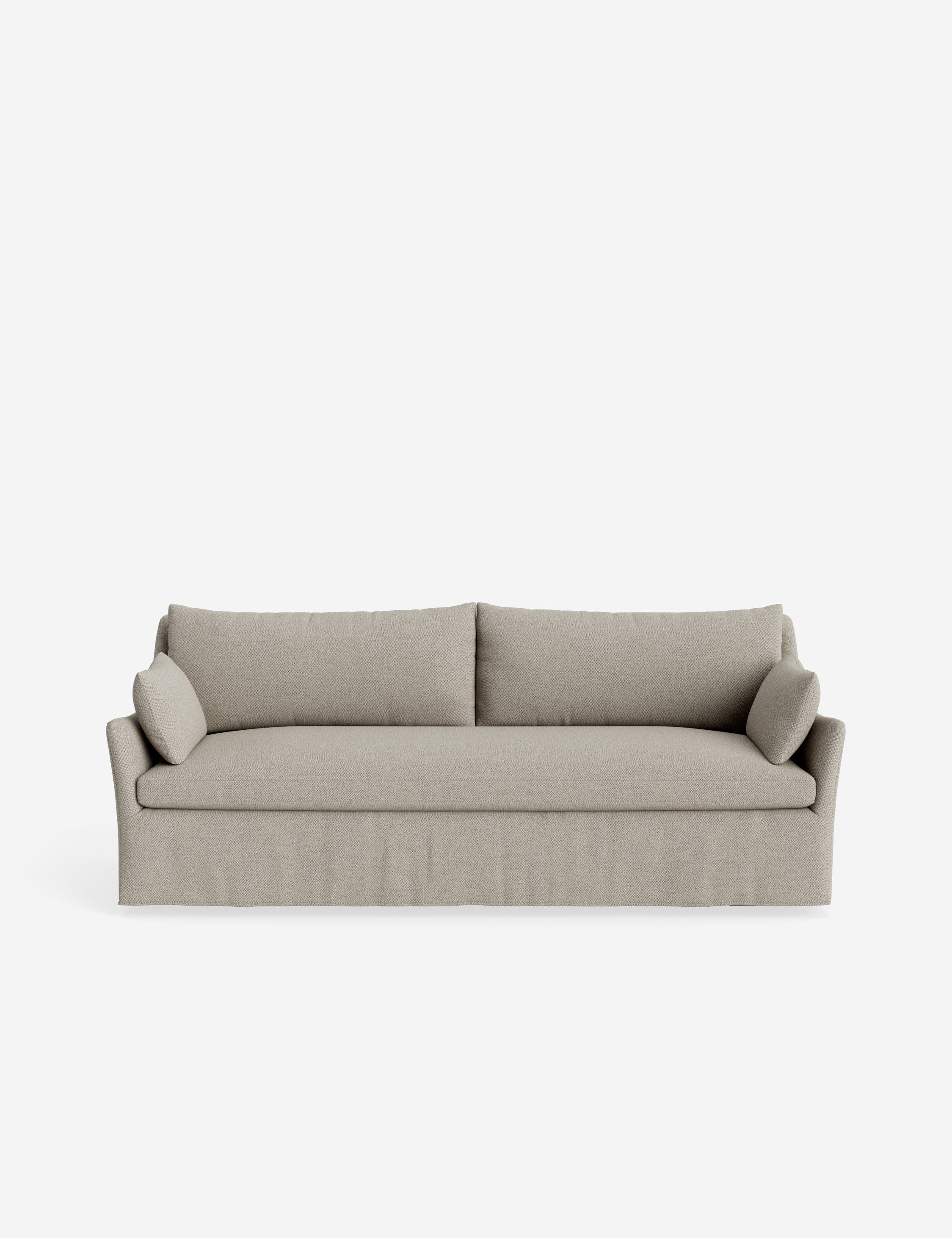 Pavona Slipcover Sofa | Casual Elegant Design, Slope-Arm Style