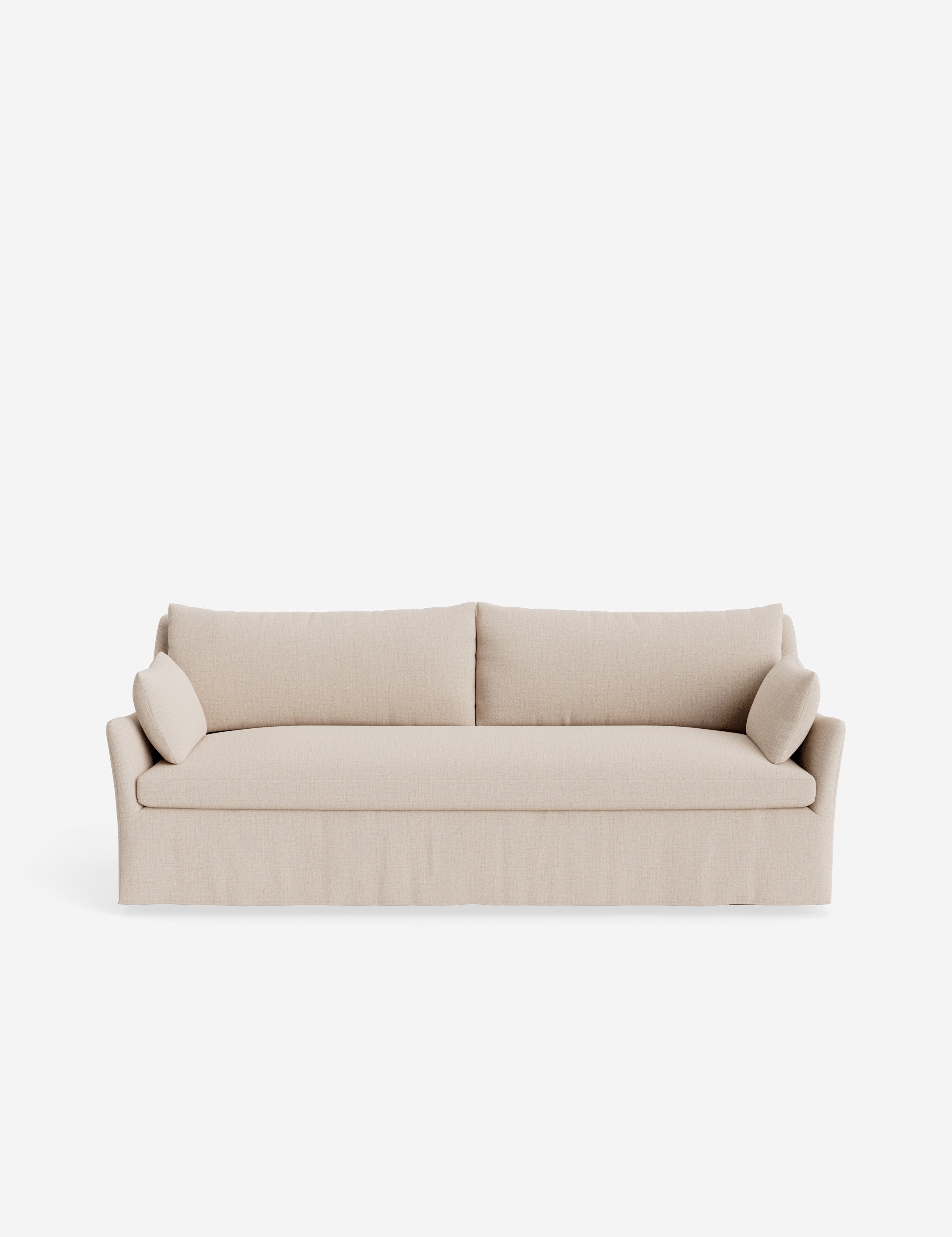 Pavona Slipcover Sofa | Casual Elegant Design, Slope-Arm Style