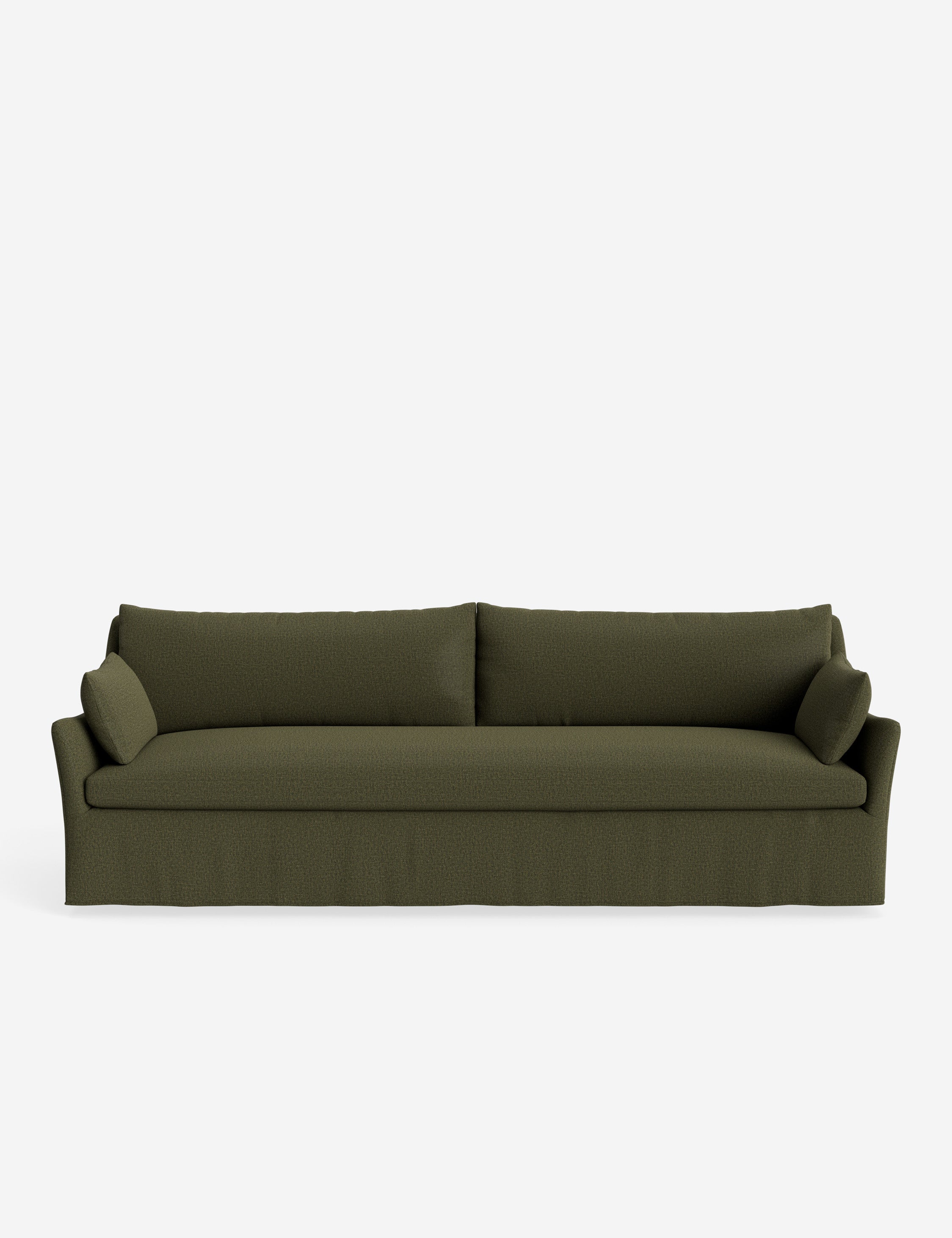 Pavona Slipcover Sofa | Casual Elegant Design, Slope-Arm Style