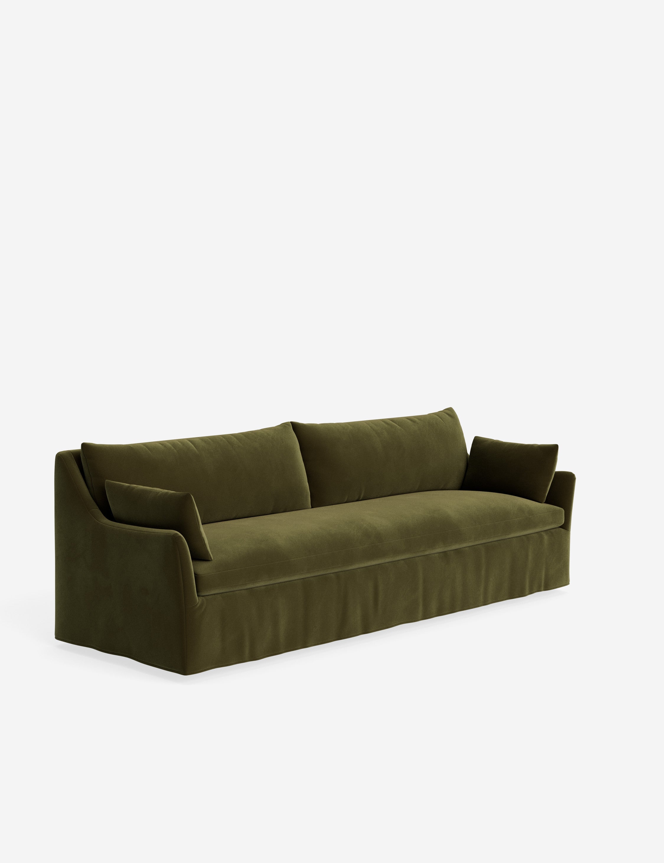 Pavona Slipcover Sofa | Casual Elegant Design, Slope-Arm Style
