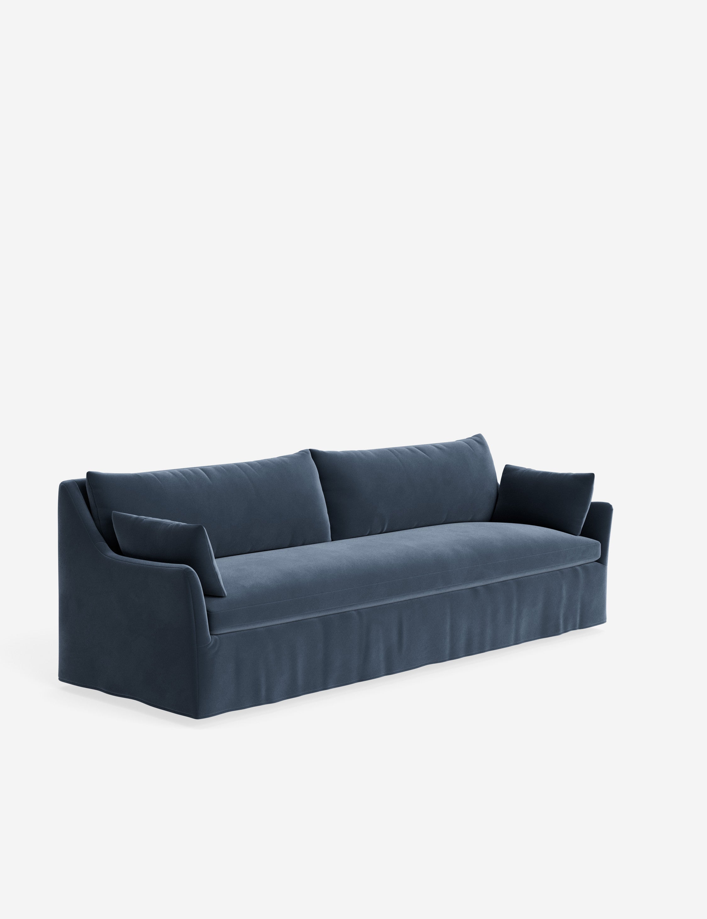 Pavona Slipcover Sofa | Casual Elegant Design, Slope-Arm Style