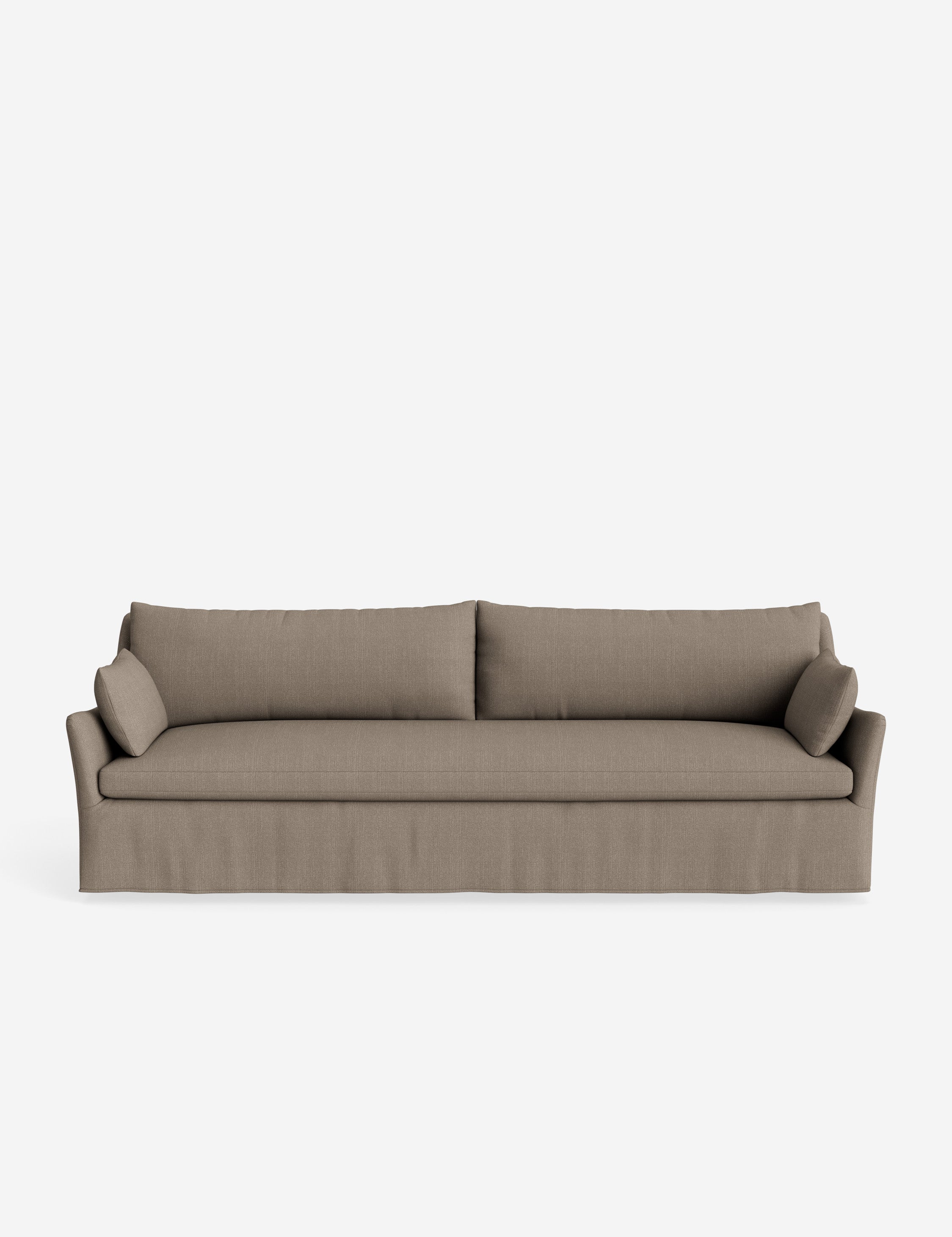 Pavona Slipcover Sofa | Casual Elegant Design, Slope-Arm Style