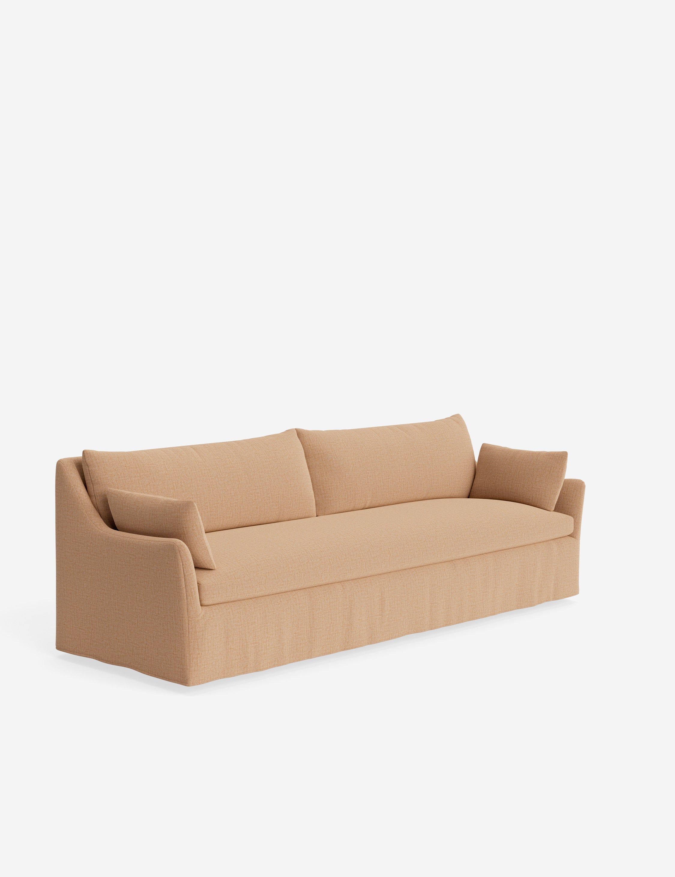 Pavona Slipcover Sofa | Casual Elegant Design, Slope-Arm Style