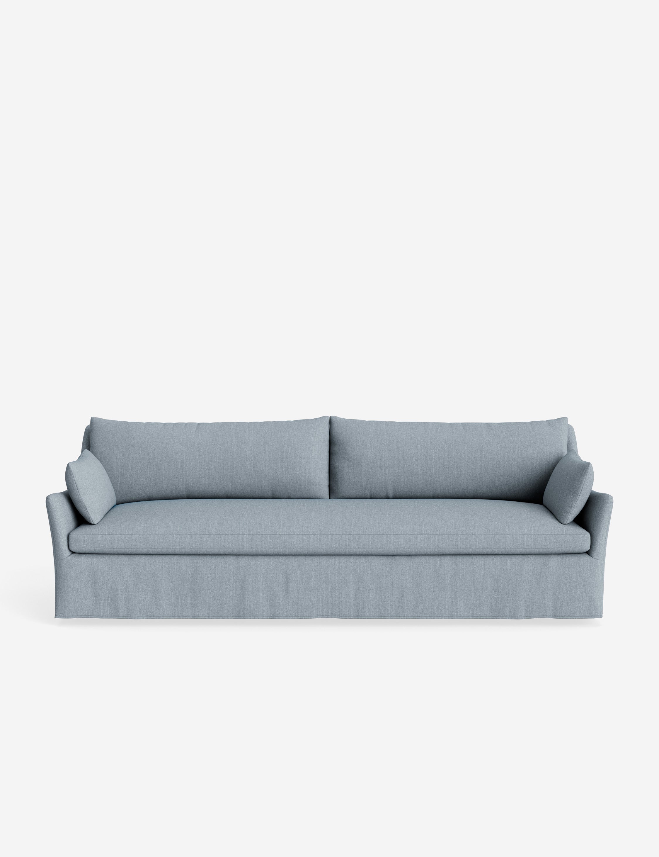 Pavona Slipcover Sofa | Casual Elegant Design, Slope-Arm Style