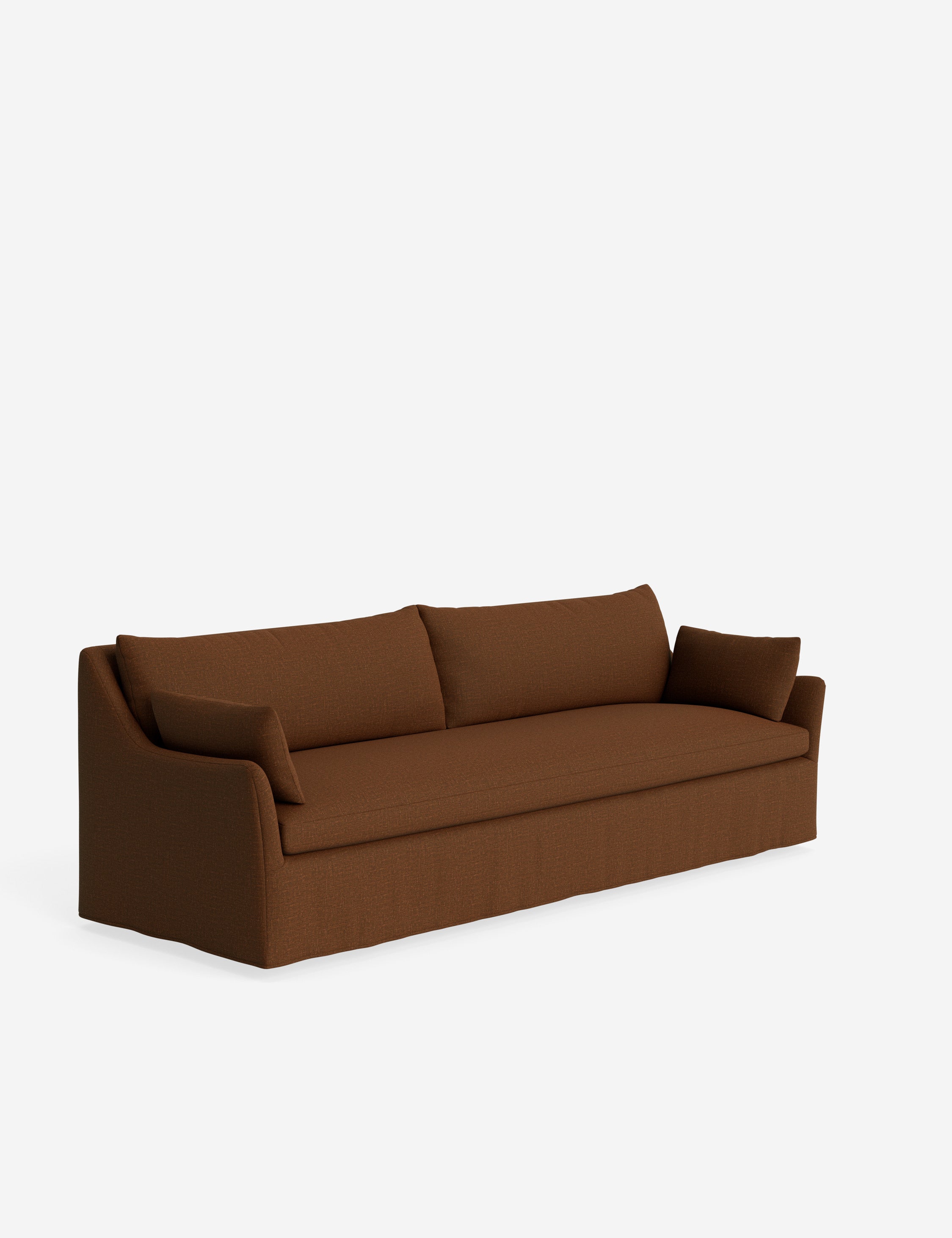 Pavona Slipcover Sofa | Casual Elegant Design, Slope-Arm Style