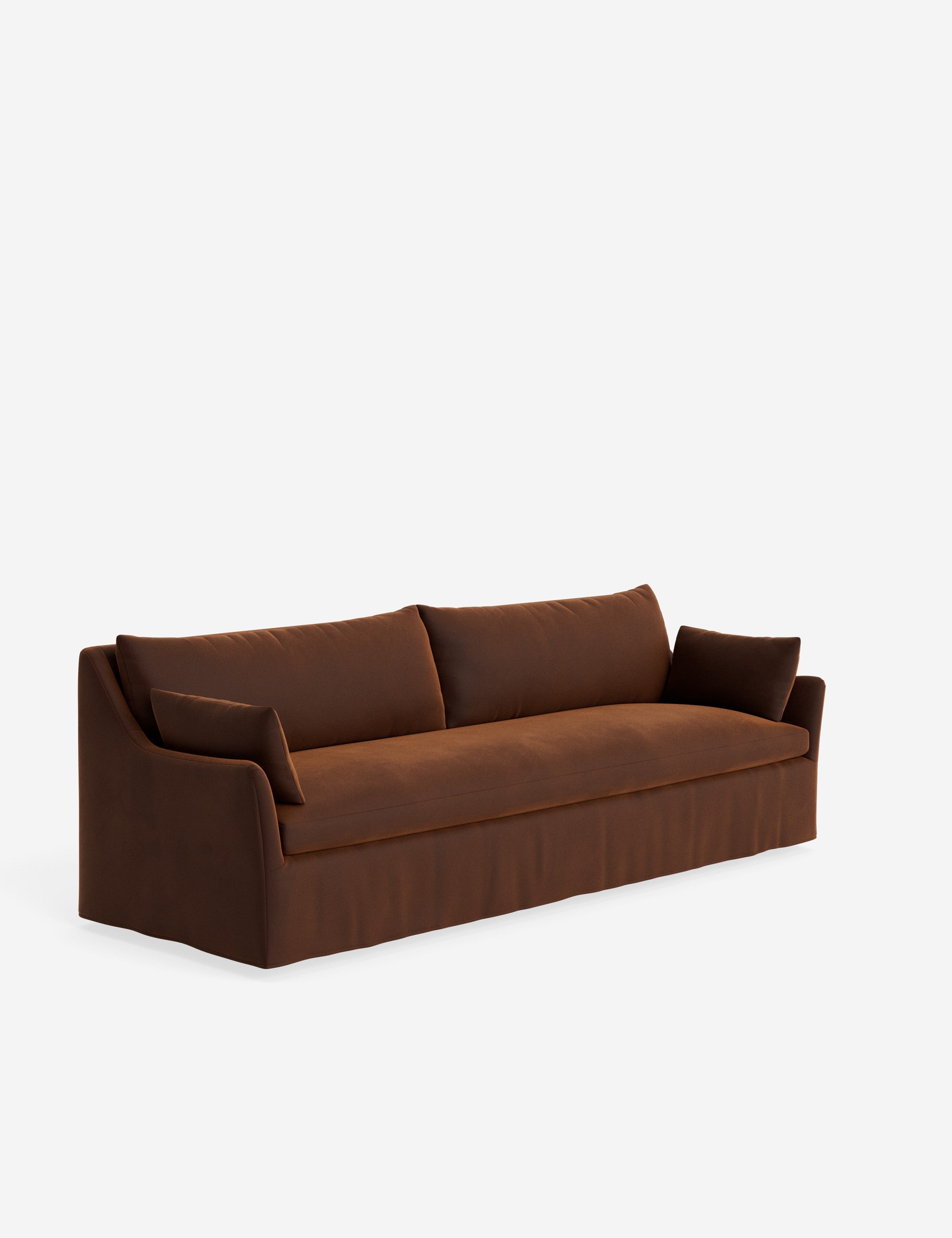 Pavona Slipcover Sofa | Casual Elegant Design, Slope-Arm Style
