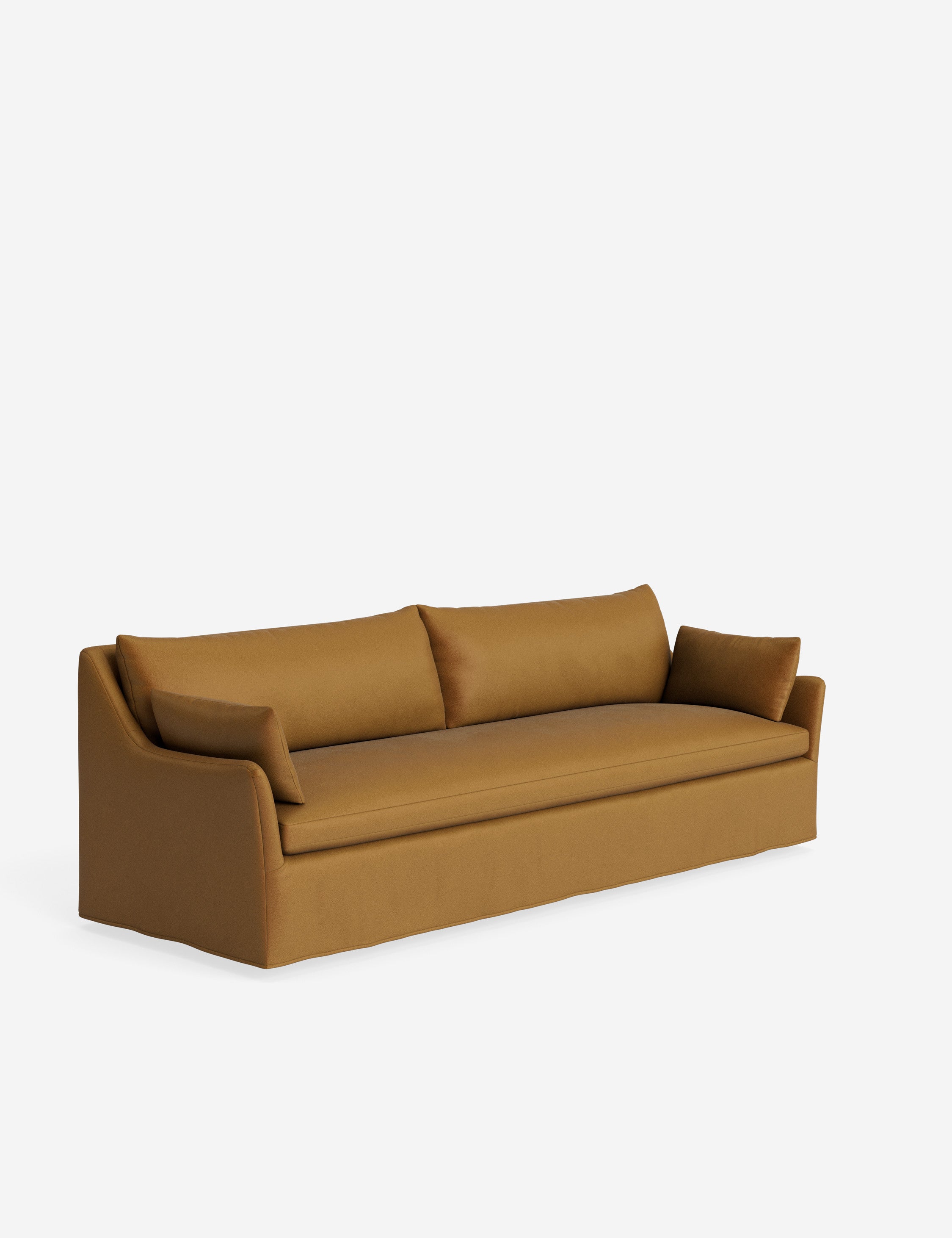 Pavona Slipcover Sofa | Casual Elegant Design, Slope-Arm Style