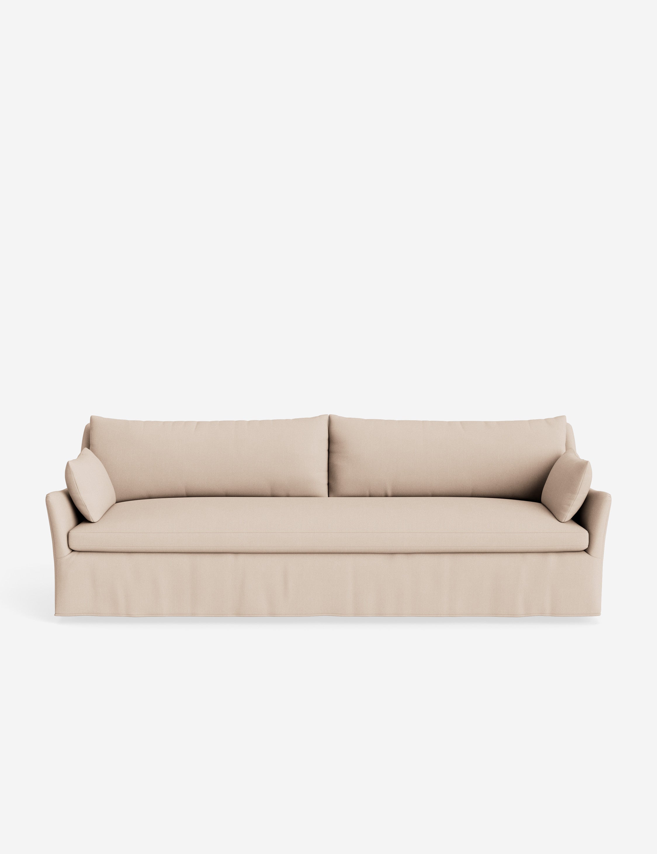 Pavona Slipcover Sofa | Casual Elegant Design, Slope-Arm Style