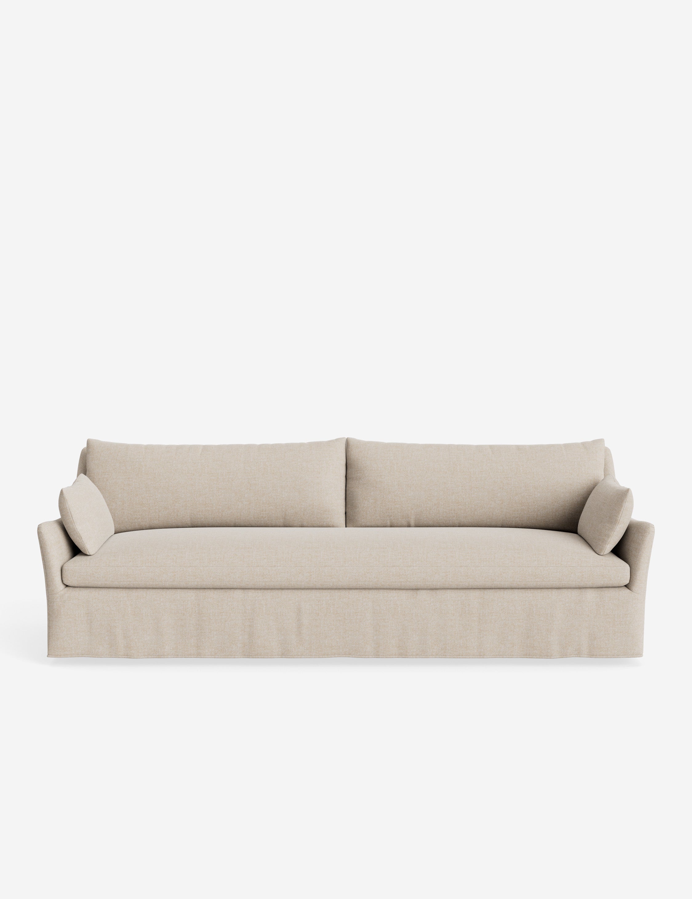 Pavona Slipcover Sofa | Casual Elegant Design, Slope-Arm Style