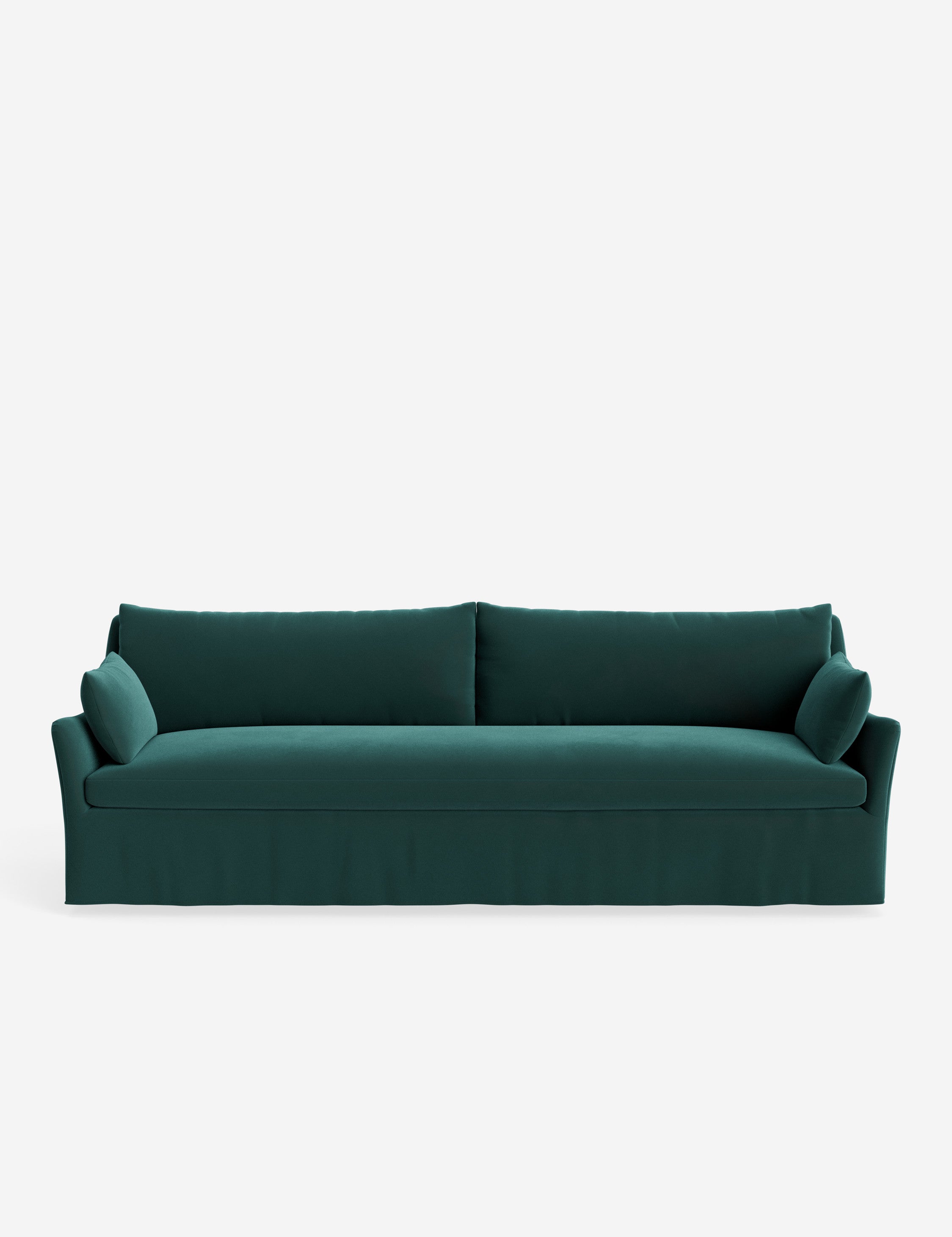 Pavona Slipcover Sofa | Casual Elegant Design, Slope-Arm Style