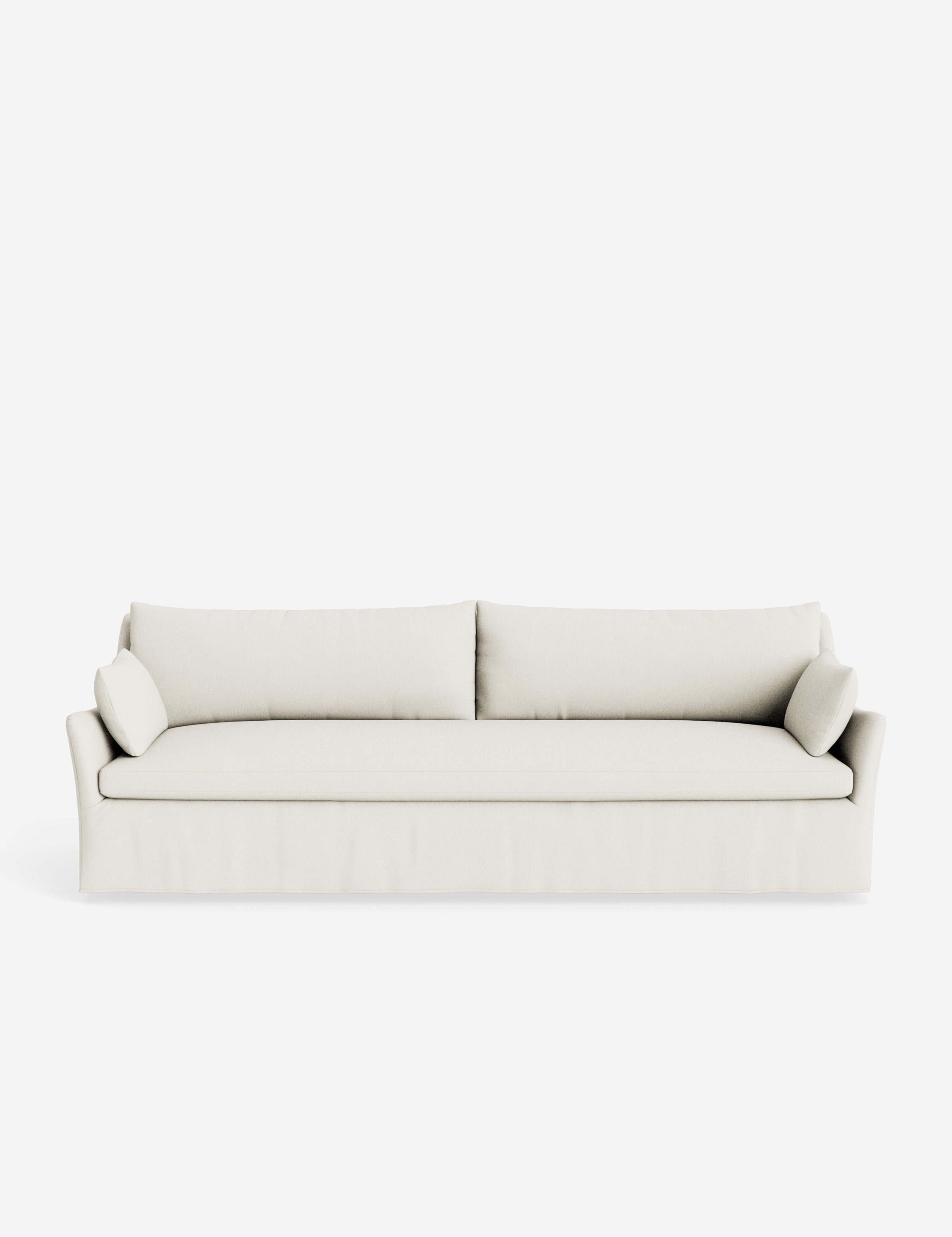 Pavona Slipcover Sofa | Casual Elegant Design, Slope-Arm Style